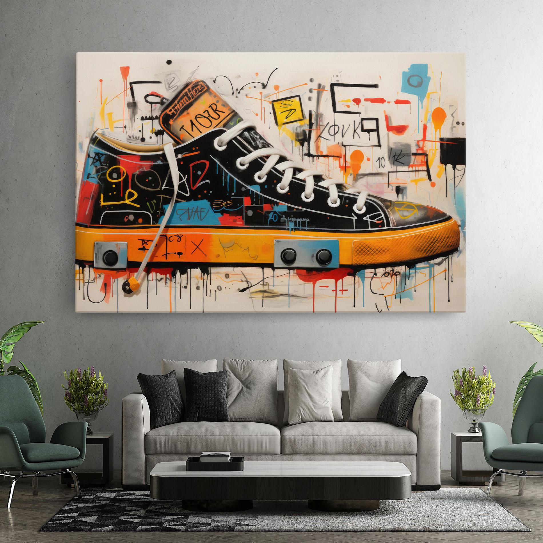 Tablou Canvas Teenager Sneakers mockup 7