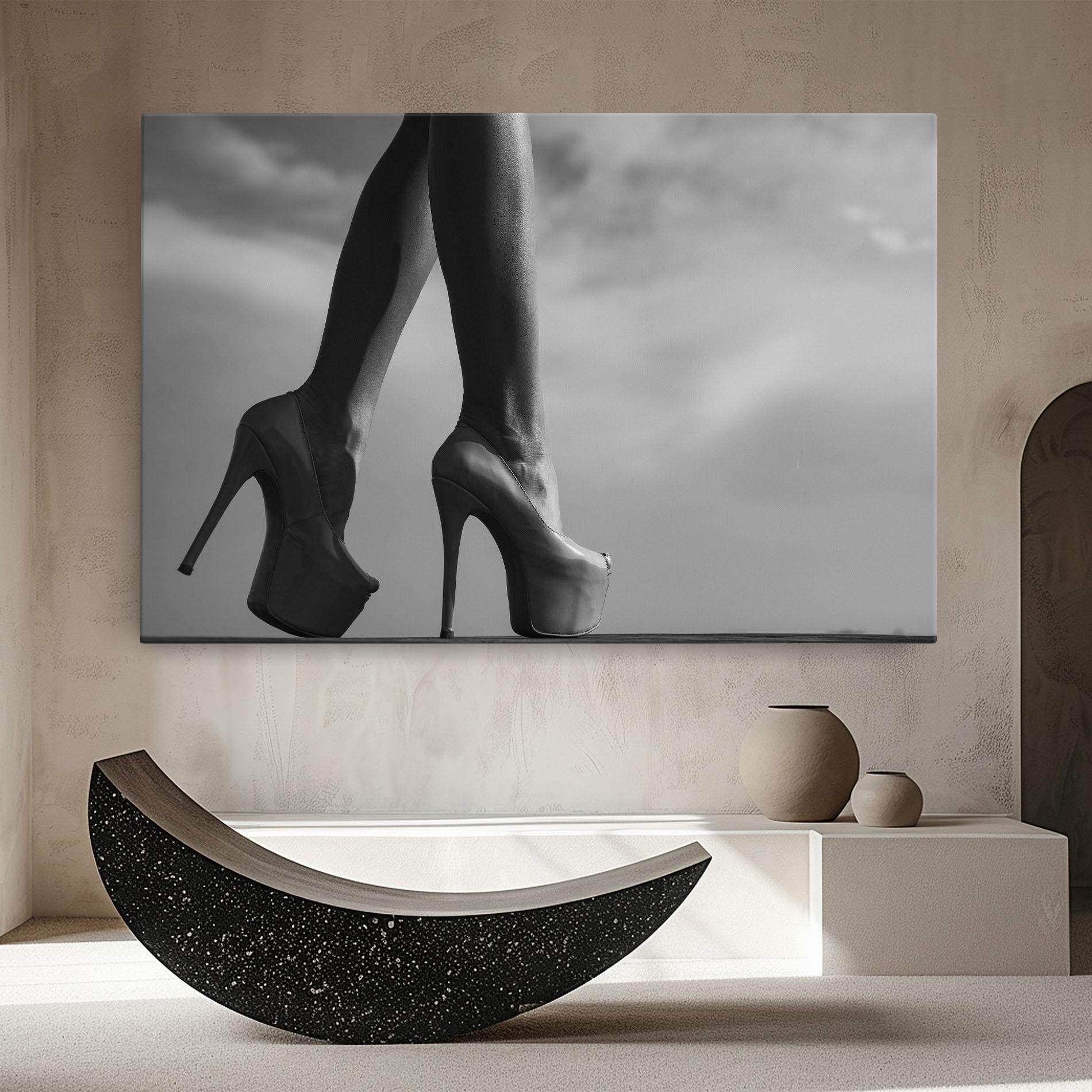 Tablou Canvas Heels Sky Background mockup 8