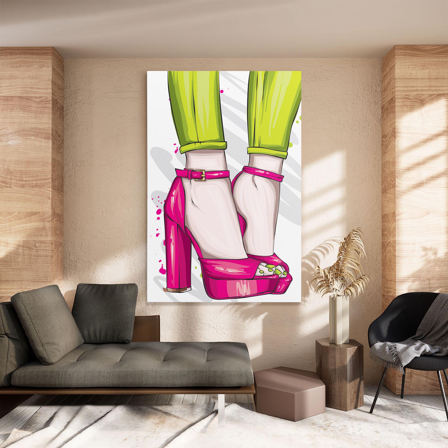 Tablou Canvas Green Nails mockup 8