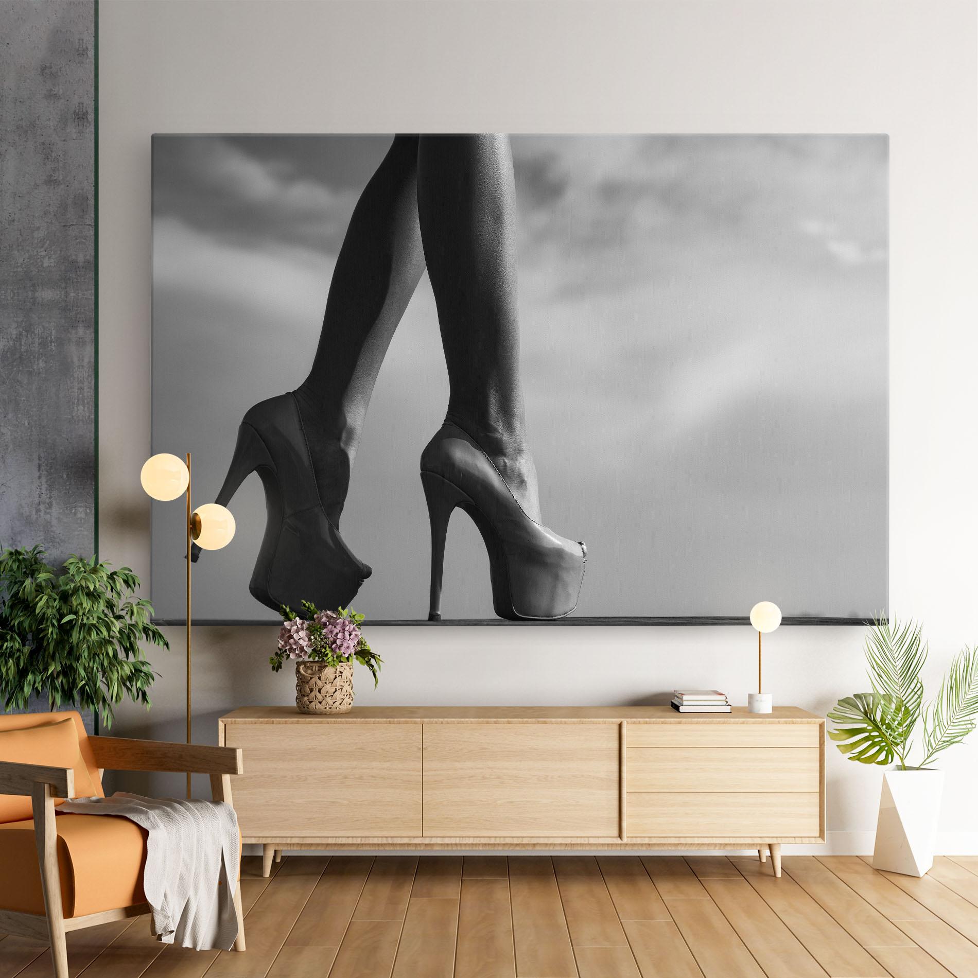 Tablou Canvas Heels Sky Background mockup 9