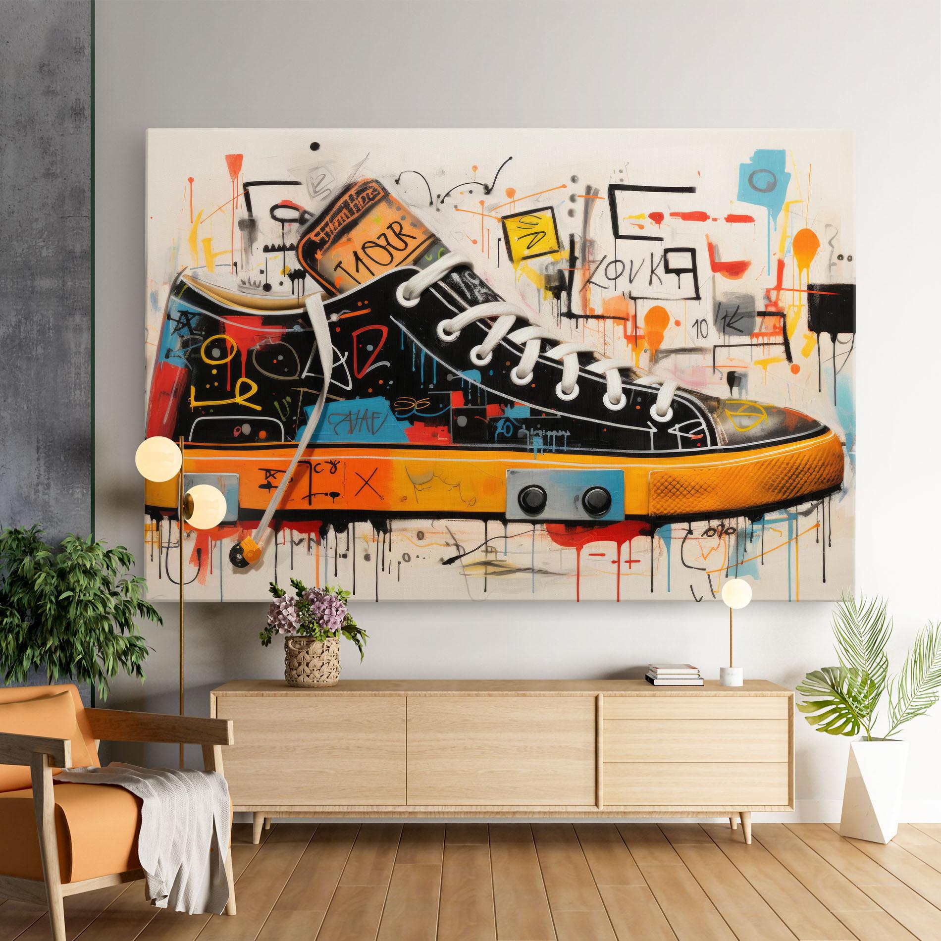 Tablou Canvas Teenager Sneakers mockup 9