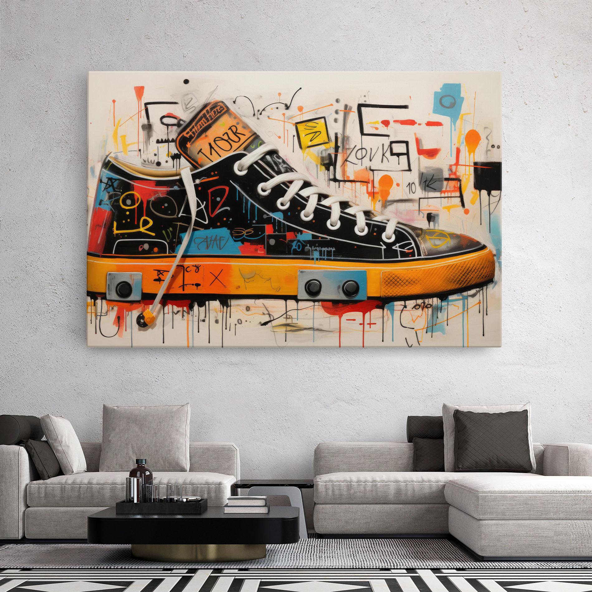 Tablou Canvas Teenager Sneakers mockup 2