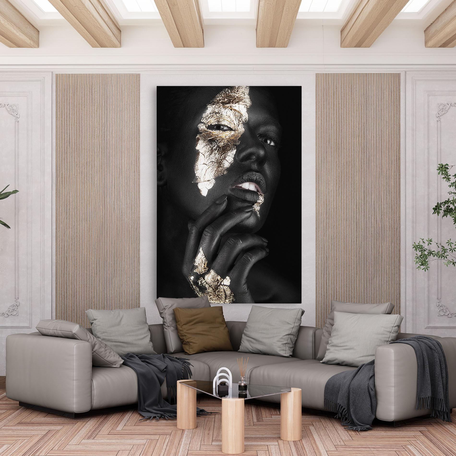 Tablou Canvas Golden Posture mockup 6