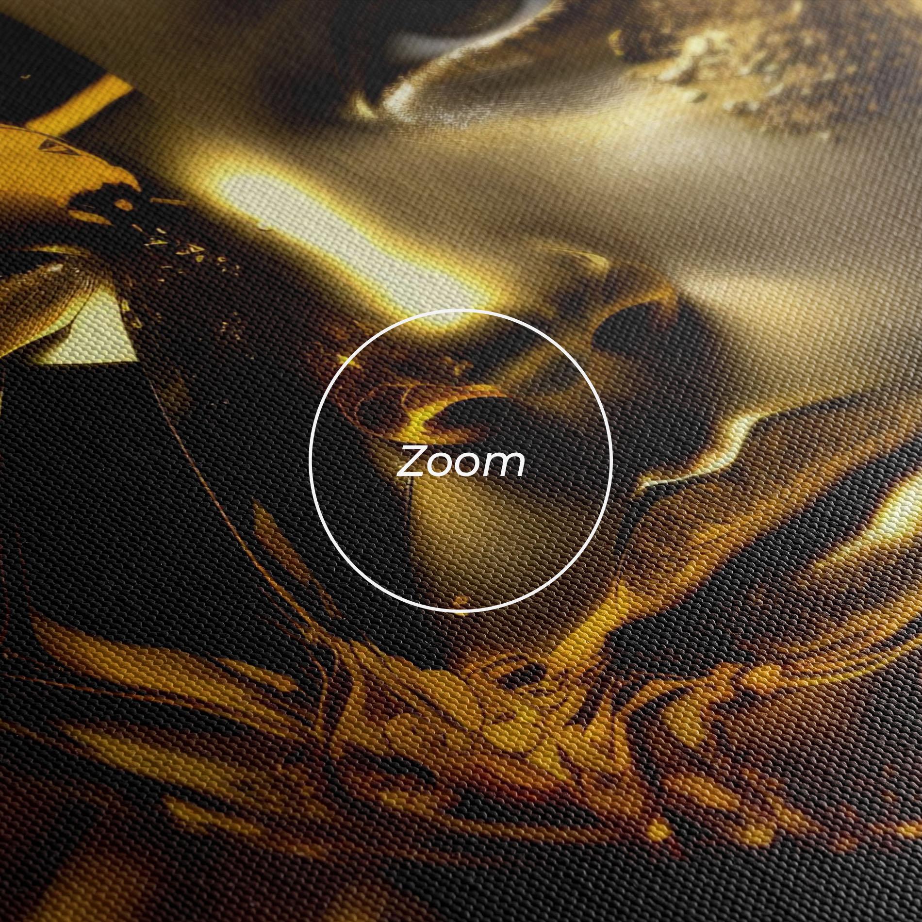 Tablou Canvas Covered By Gold mockup 3