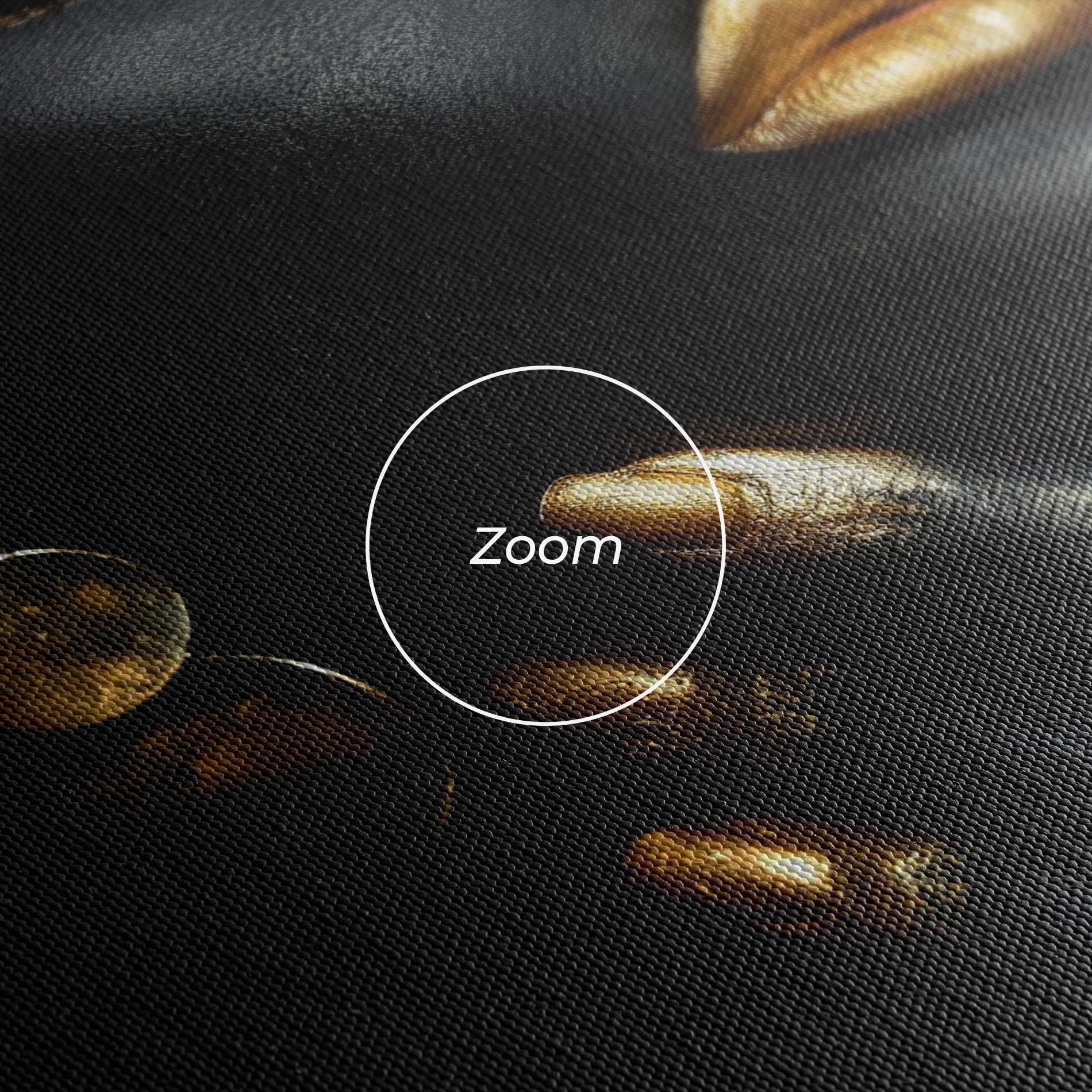 Tablou Canvas Eyelids Gold Makeup mockup 3