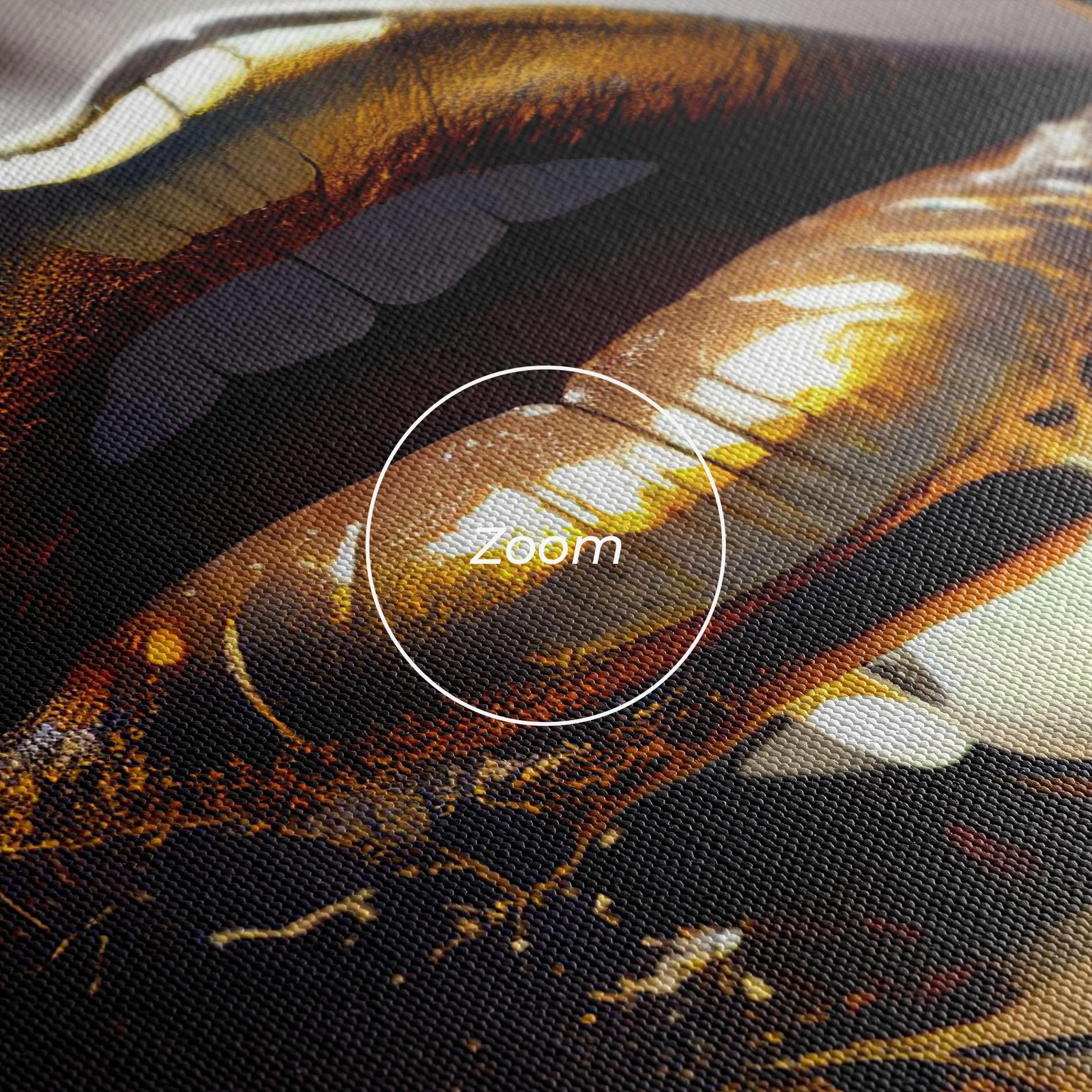 Tablou Canvas Glamorous Gold Lips mockup 3