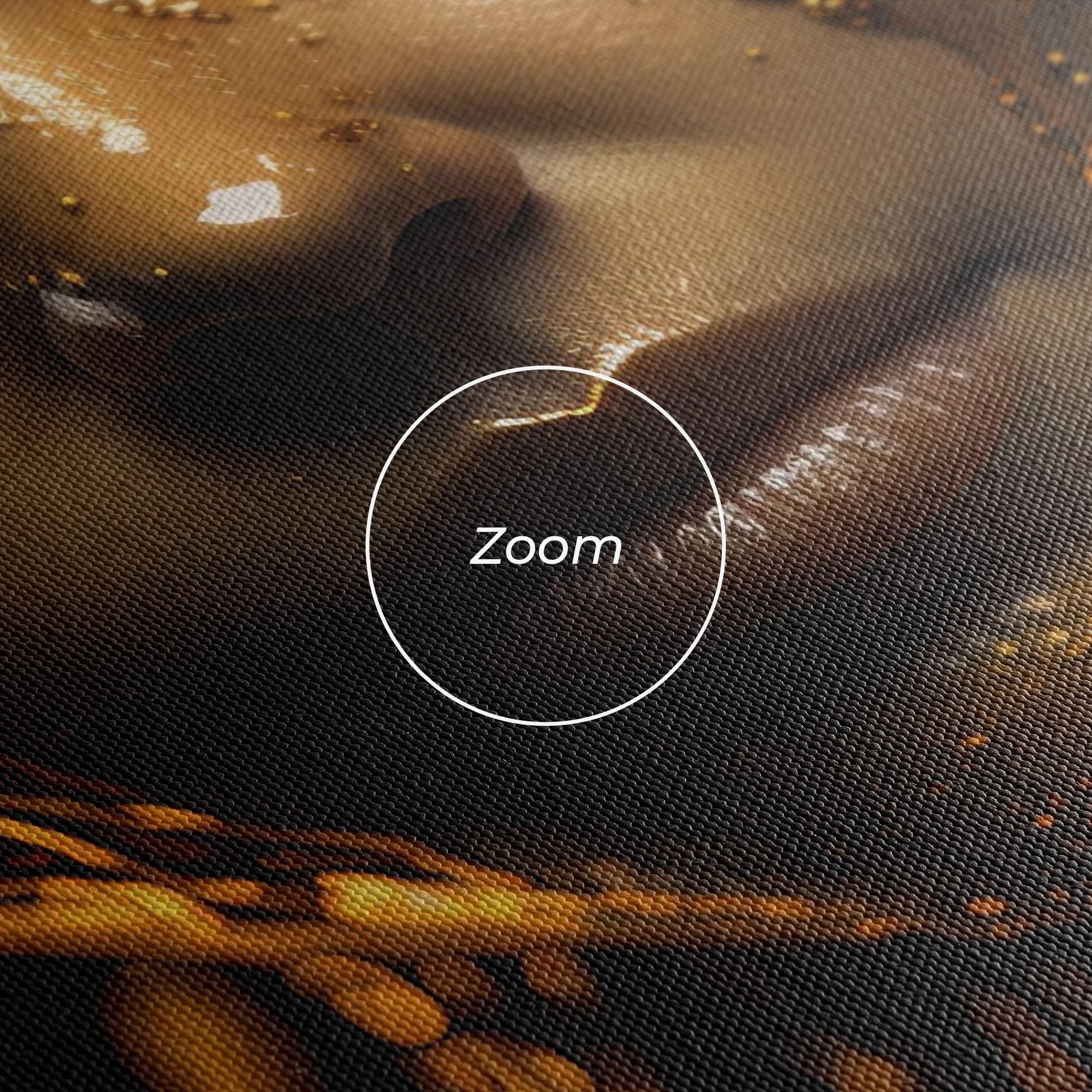 Tablou Canvas Gold Honeycomb Girl mockup 3