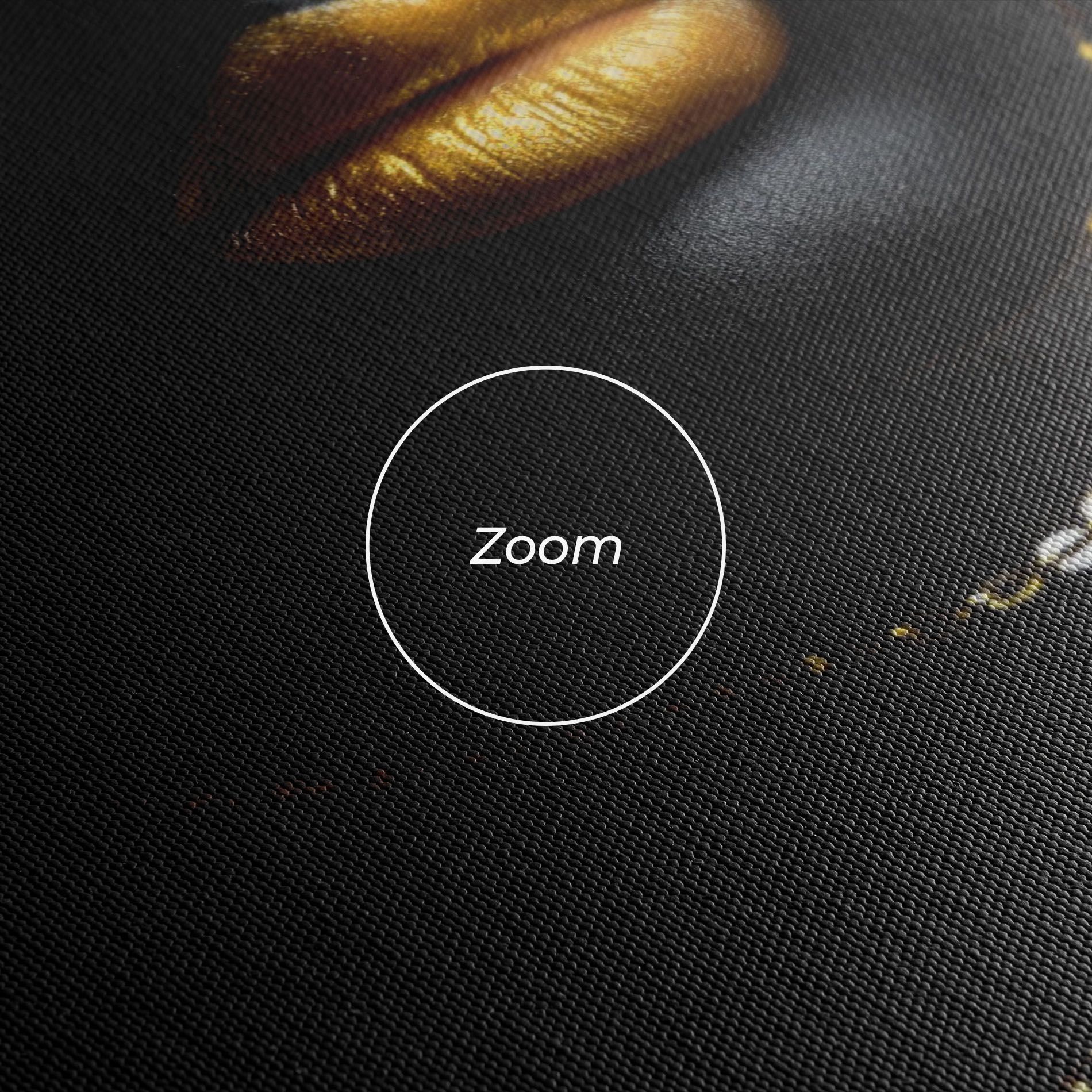 Gold Makeup Lips mockup 3