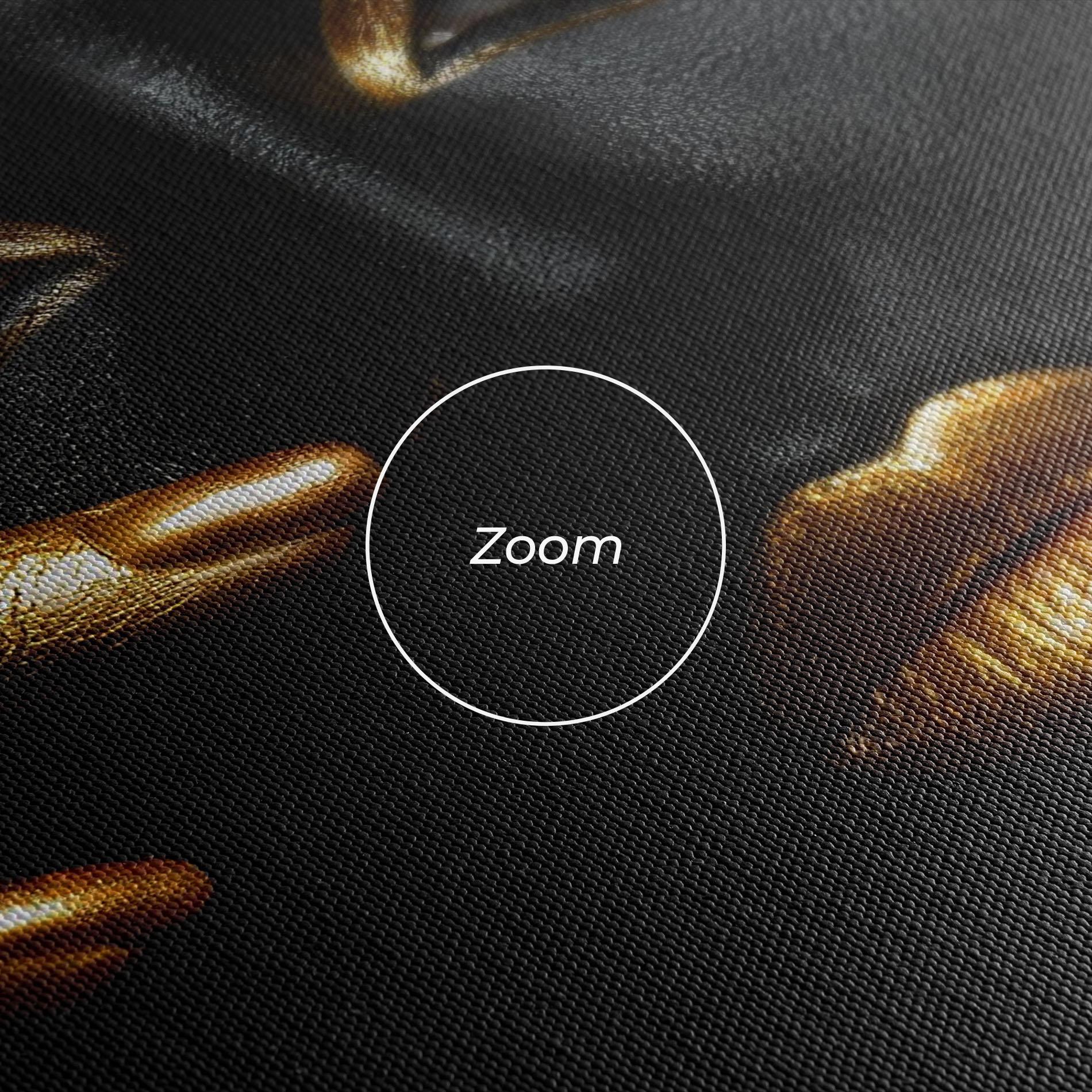 Tablou Canvas Gold Makeup Nails mockup 3