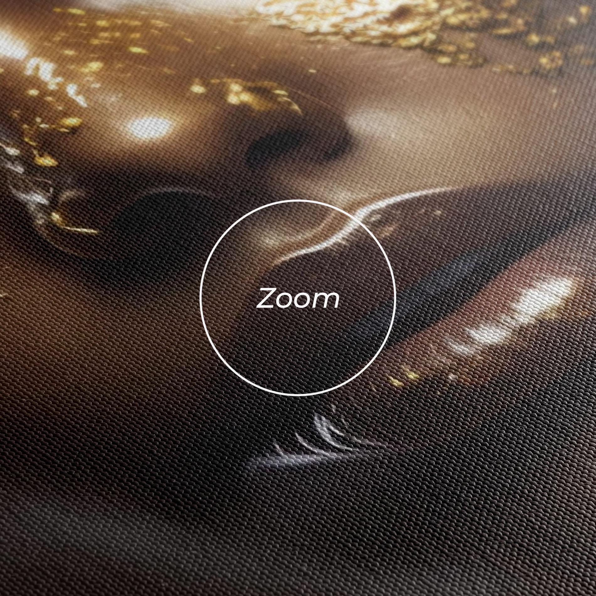 Tablou Canvas Gold Portrait Falling mockup 3