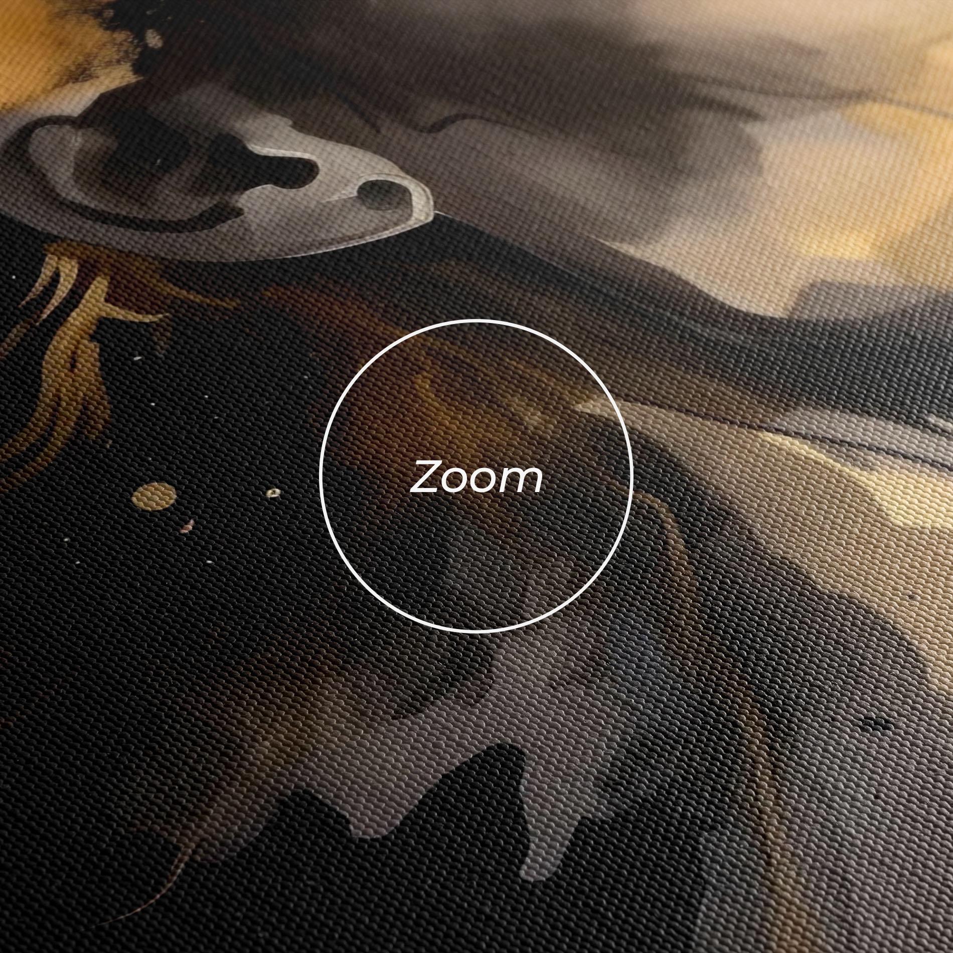 Tablou Canvas Gold Stylish Modern mockup 3