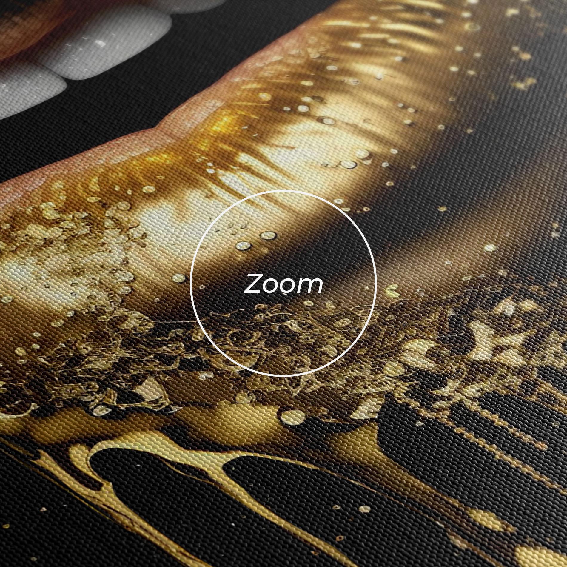Tablou Canvas Golden Luxury Lips mockup 3