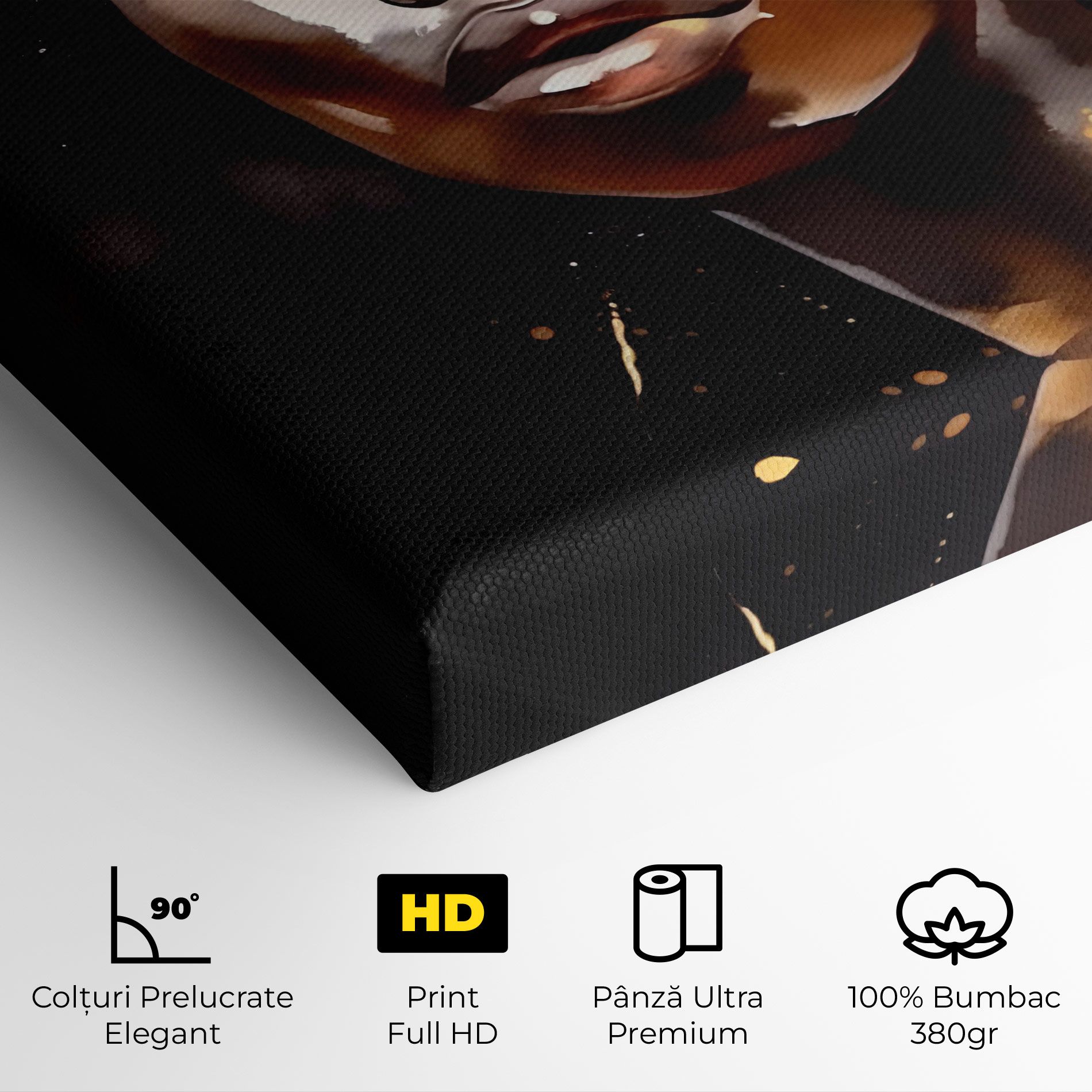 Abstract Gold Woman mockup 4