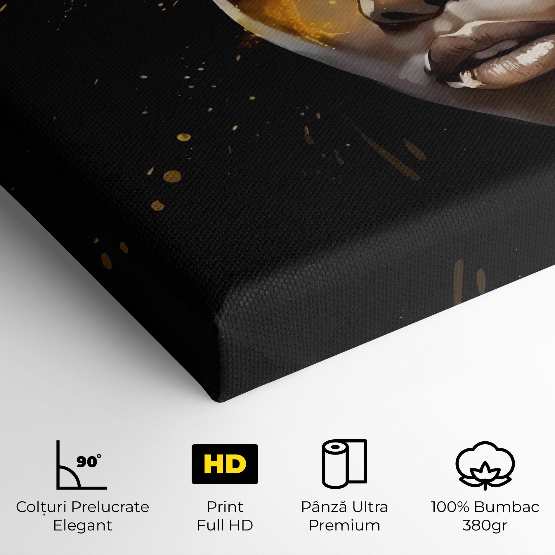Tablou Canvas African Gold Woman mockup 4