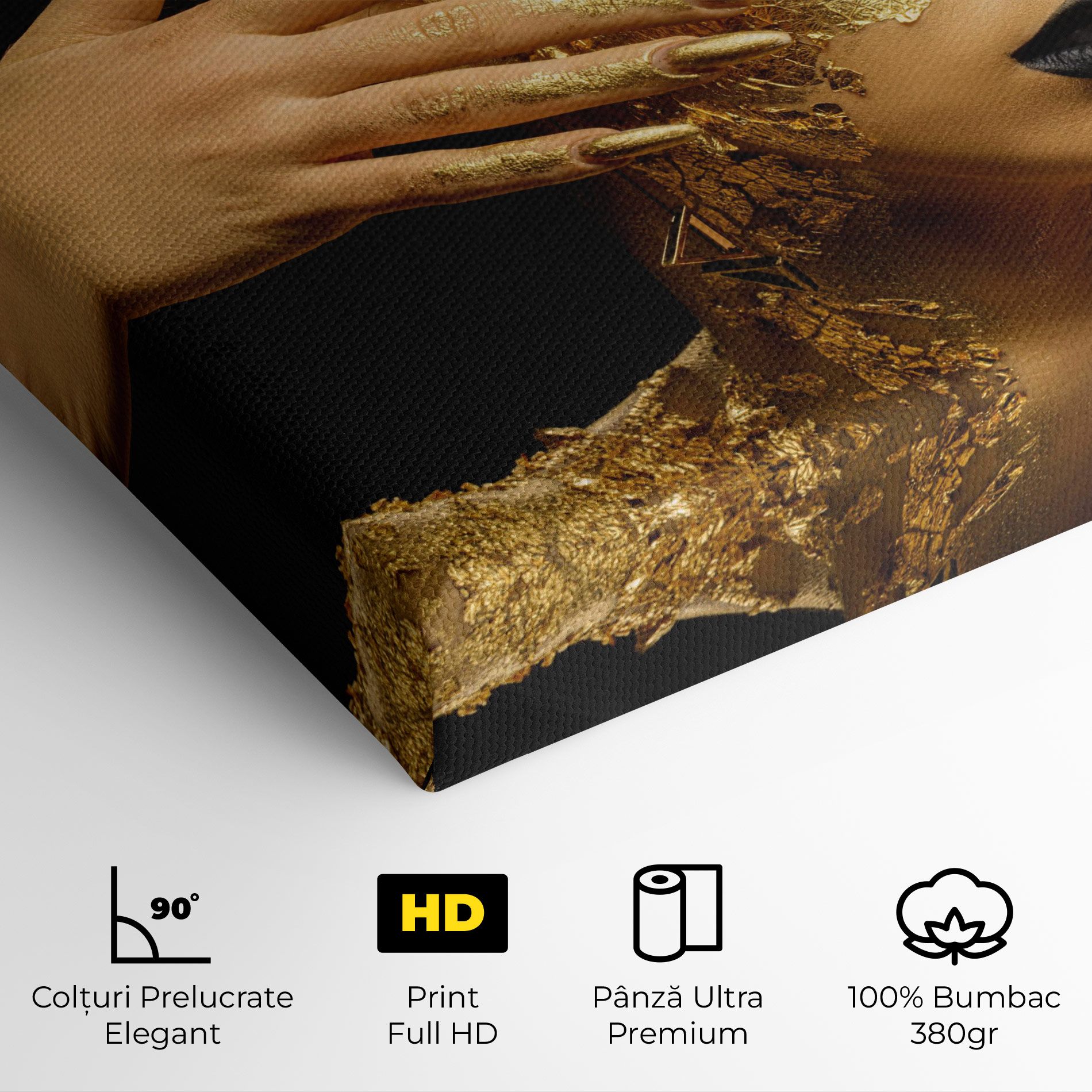 Festive Golden Makeup mockup 4