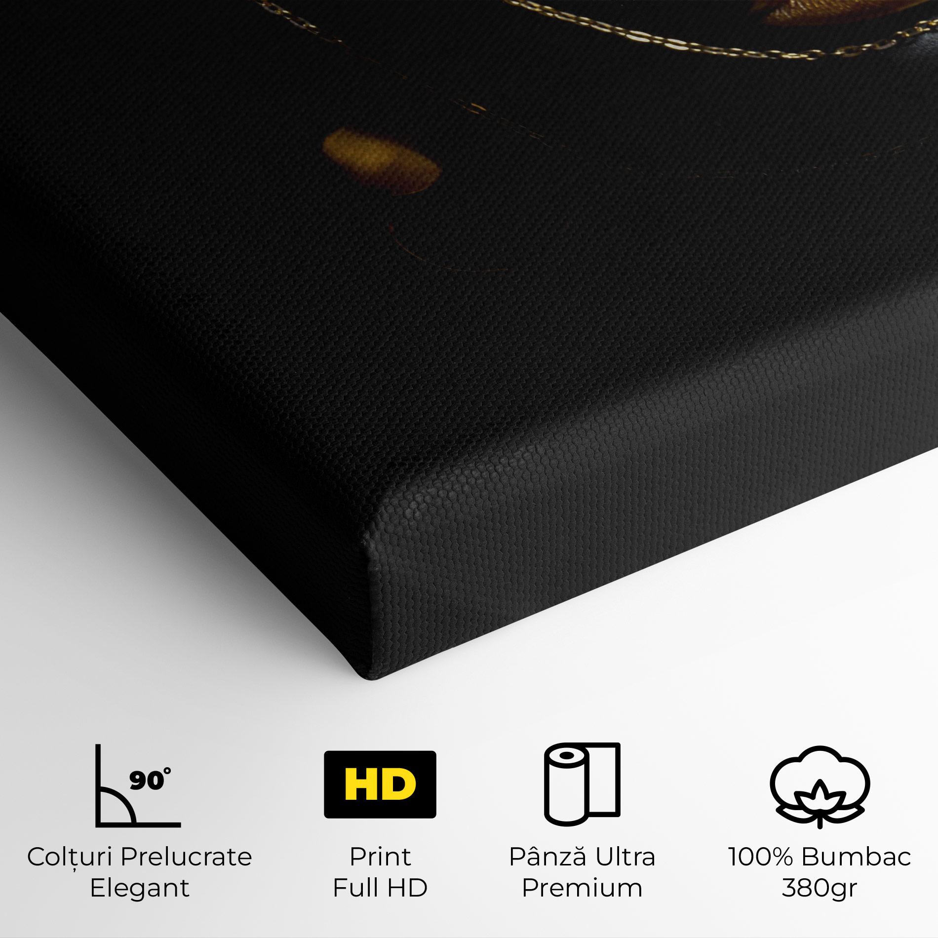 Tablou Canvas Gold Chain Girl mockup 4