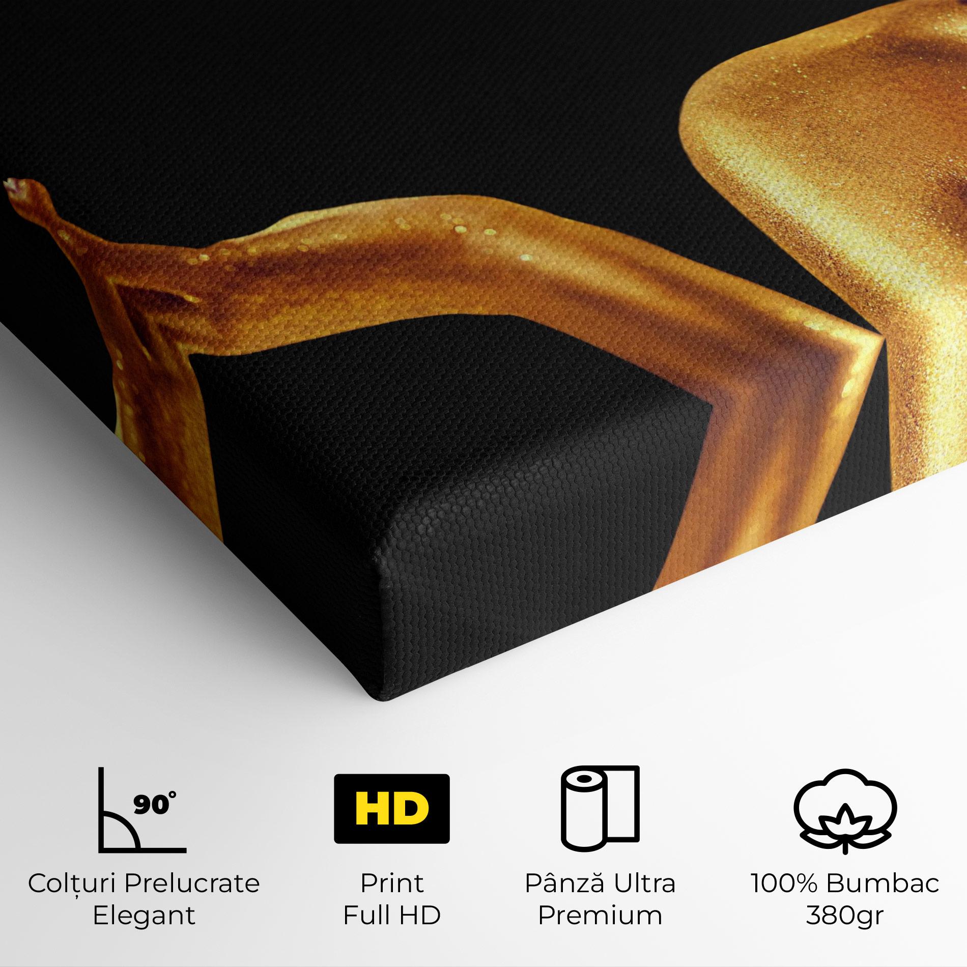 Tablou Canvas Golden Glamour mockup 4