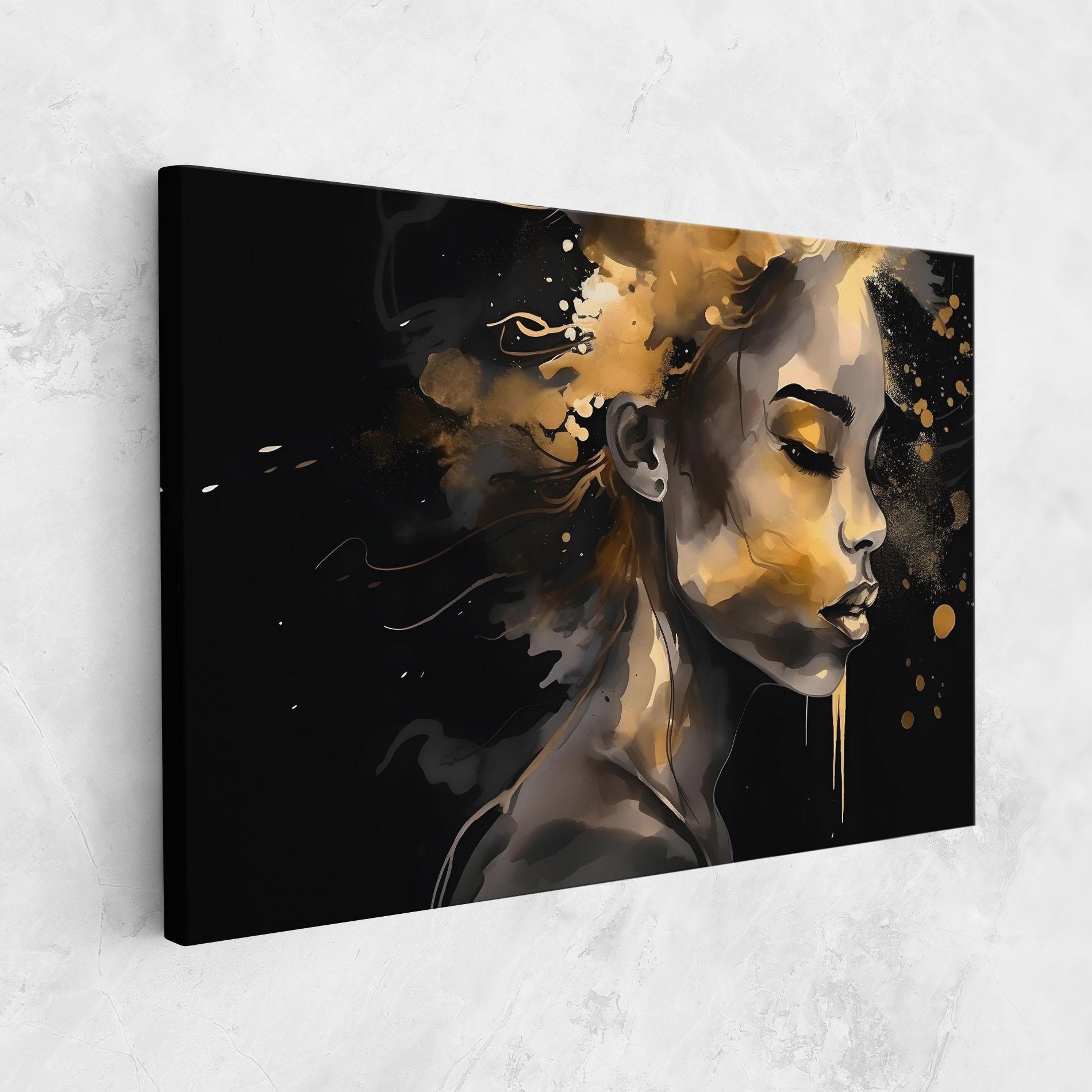 Tablou Canvas Gold Stylish Modern mockup 1