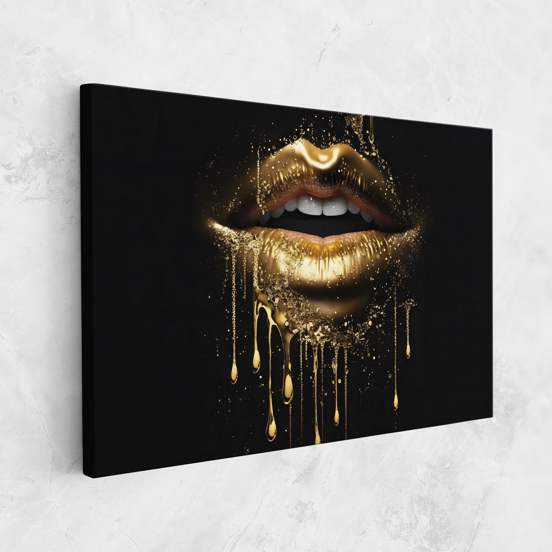 Golden Luxury Lips mockup 1