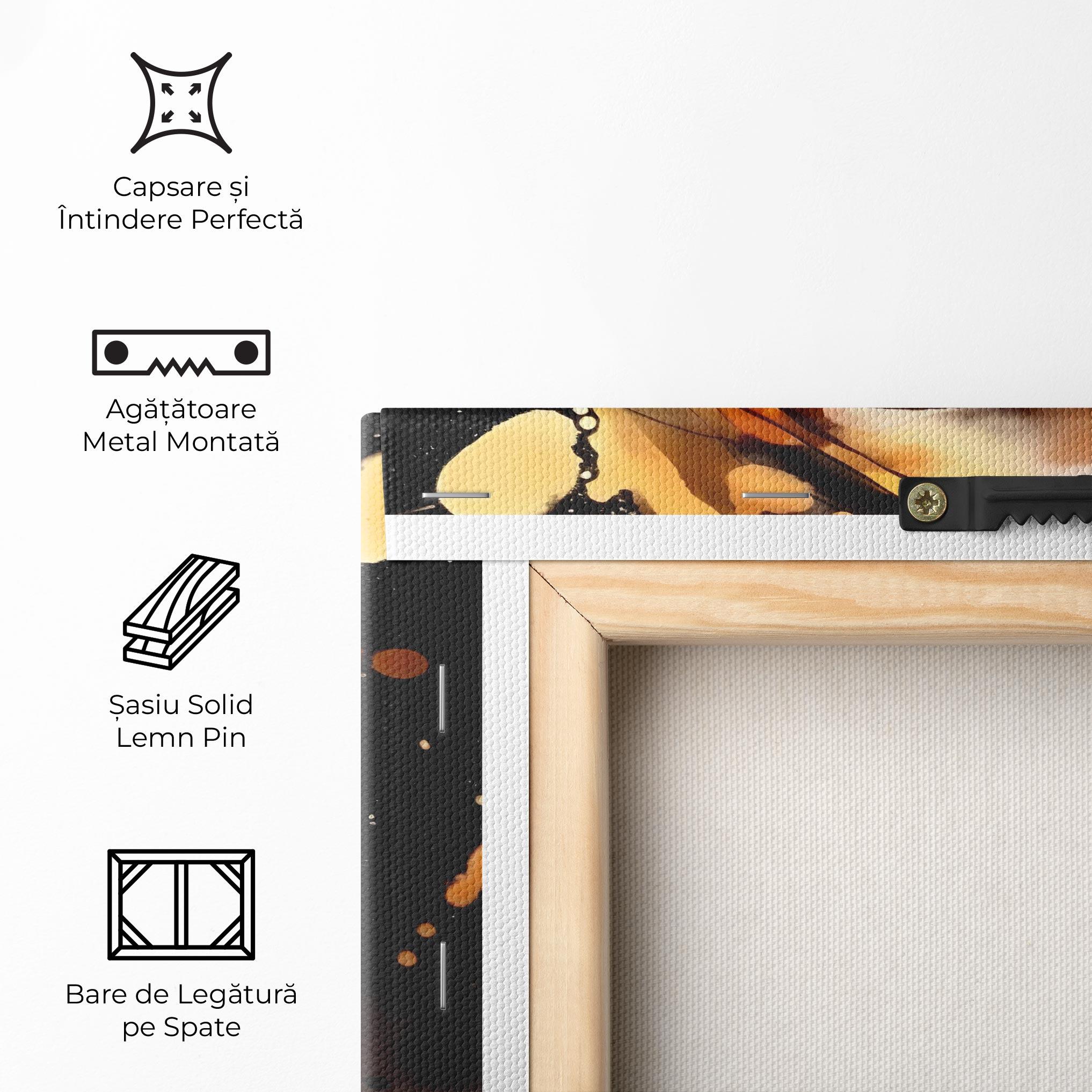 Tablou Canvas Abstract Gold Woman mockup 5