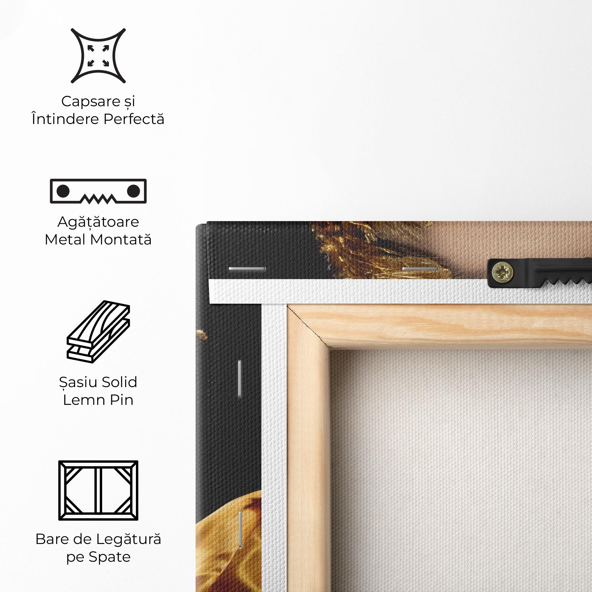 Tablou Canvas Glamorous Gold Outfit mockup 5