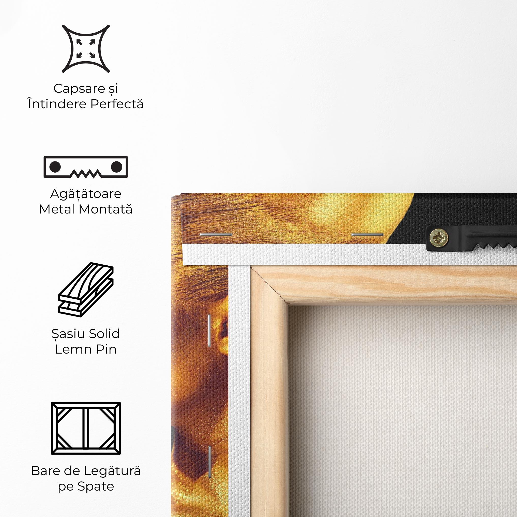 Tablou Canvas Golden Glamour mockup 5