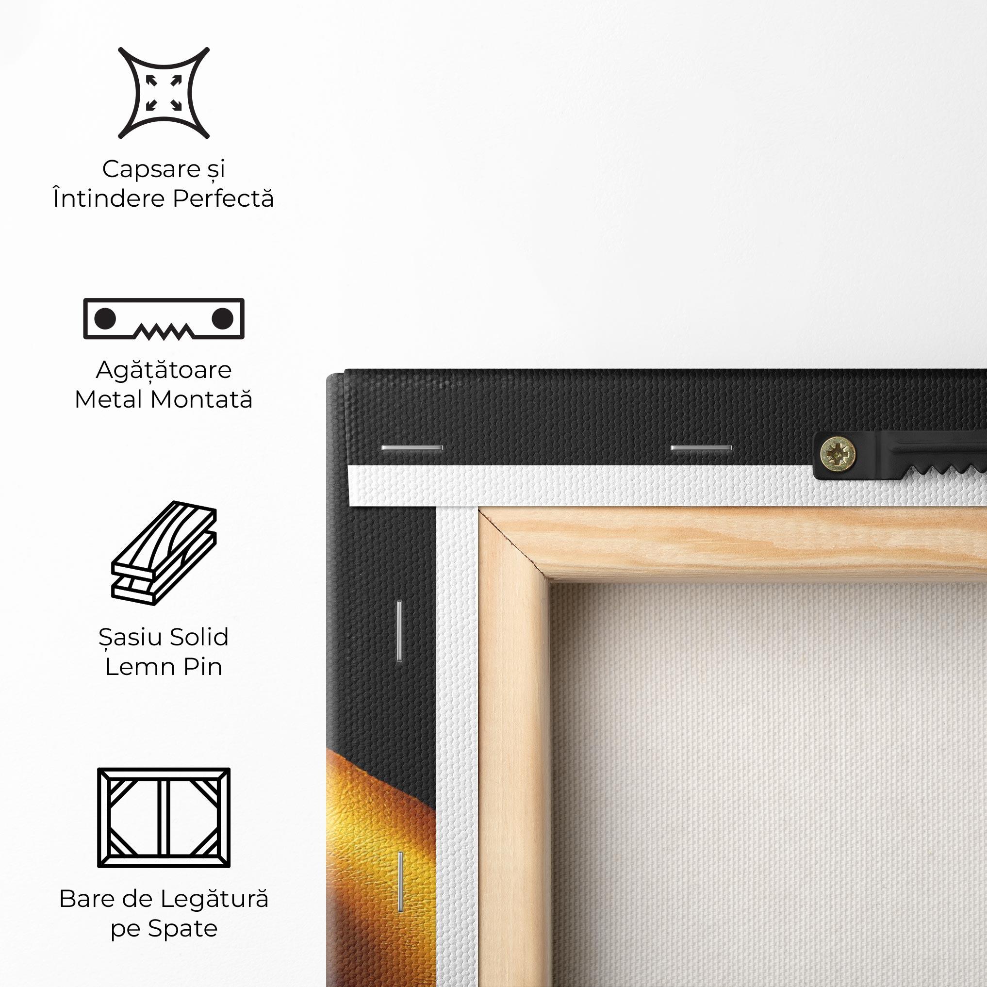 Tablou Canvas Strong Gold Hand mockup 5