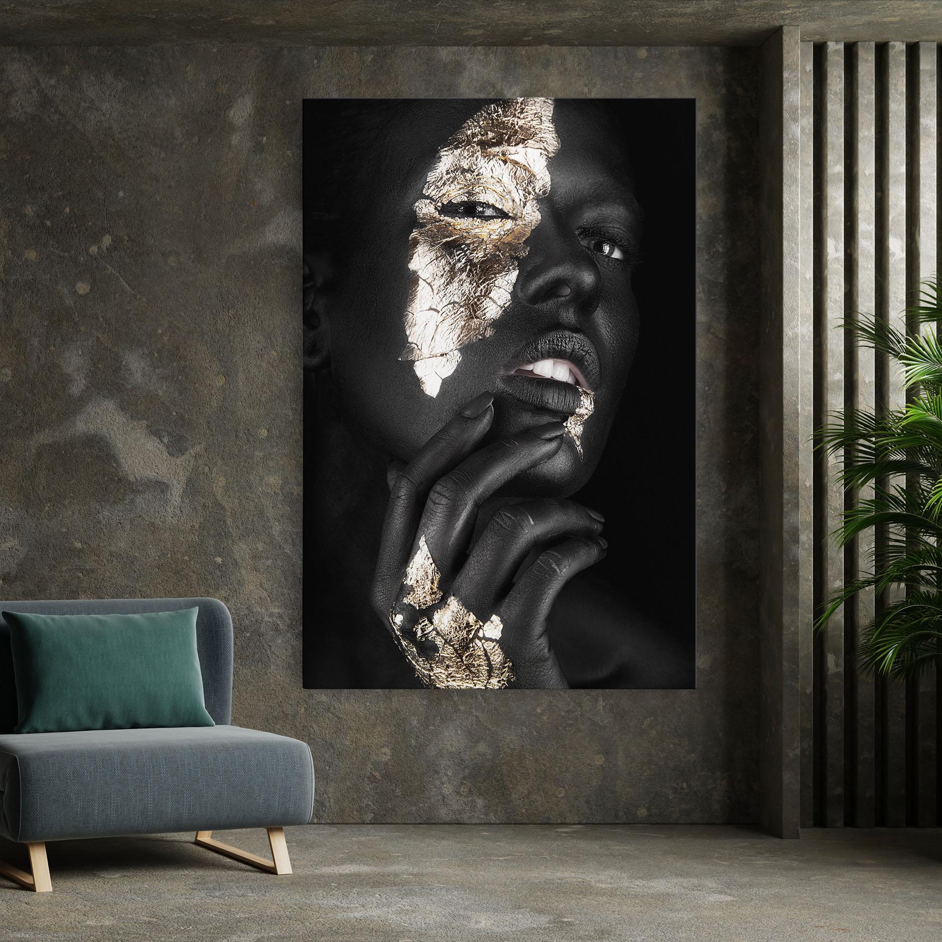 Tablou Canvas Golden Posture mockup 7