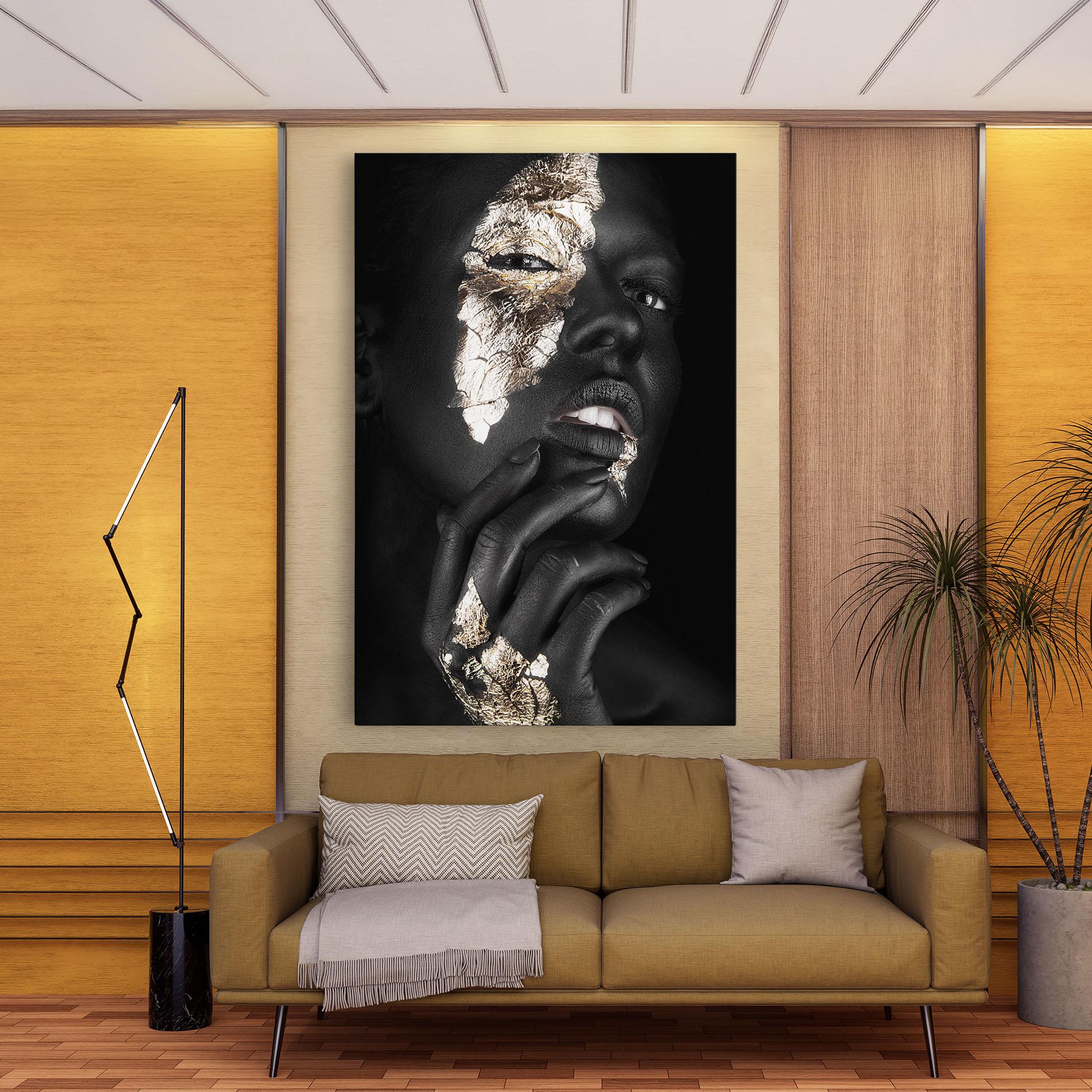 Tablou Canvas Golden Posture mockup 9