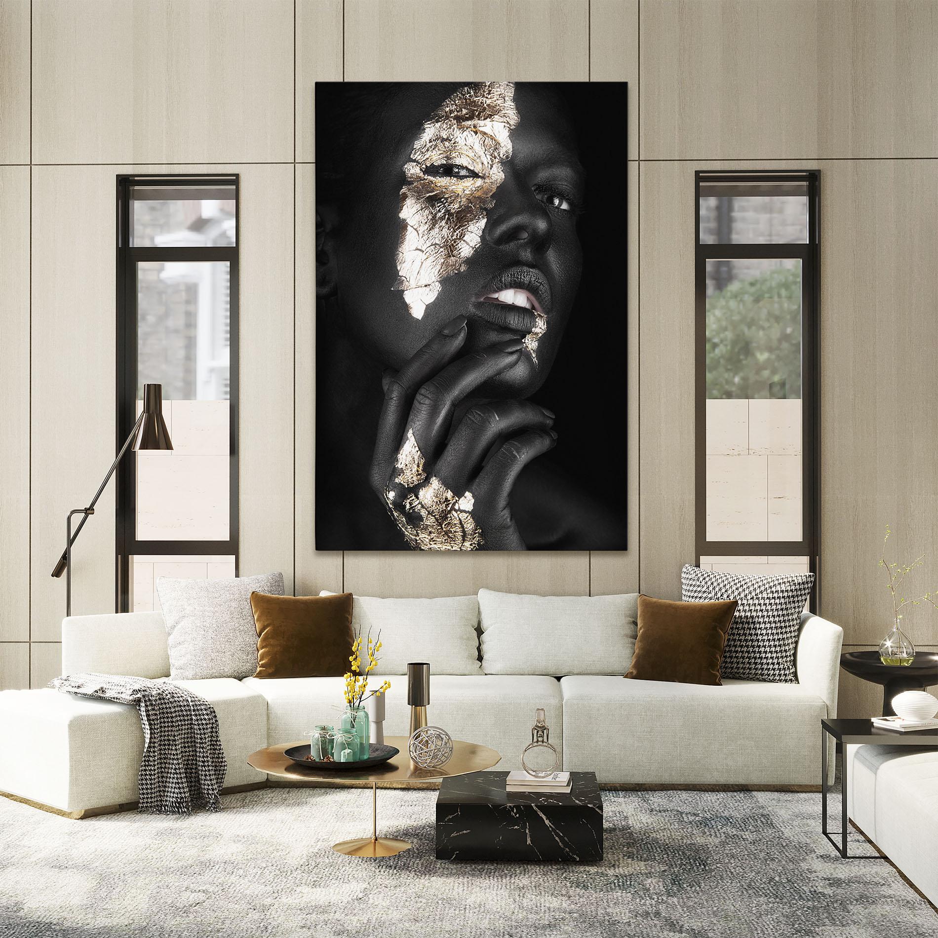 Tablou Canvas Golden Posture mockup 2