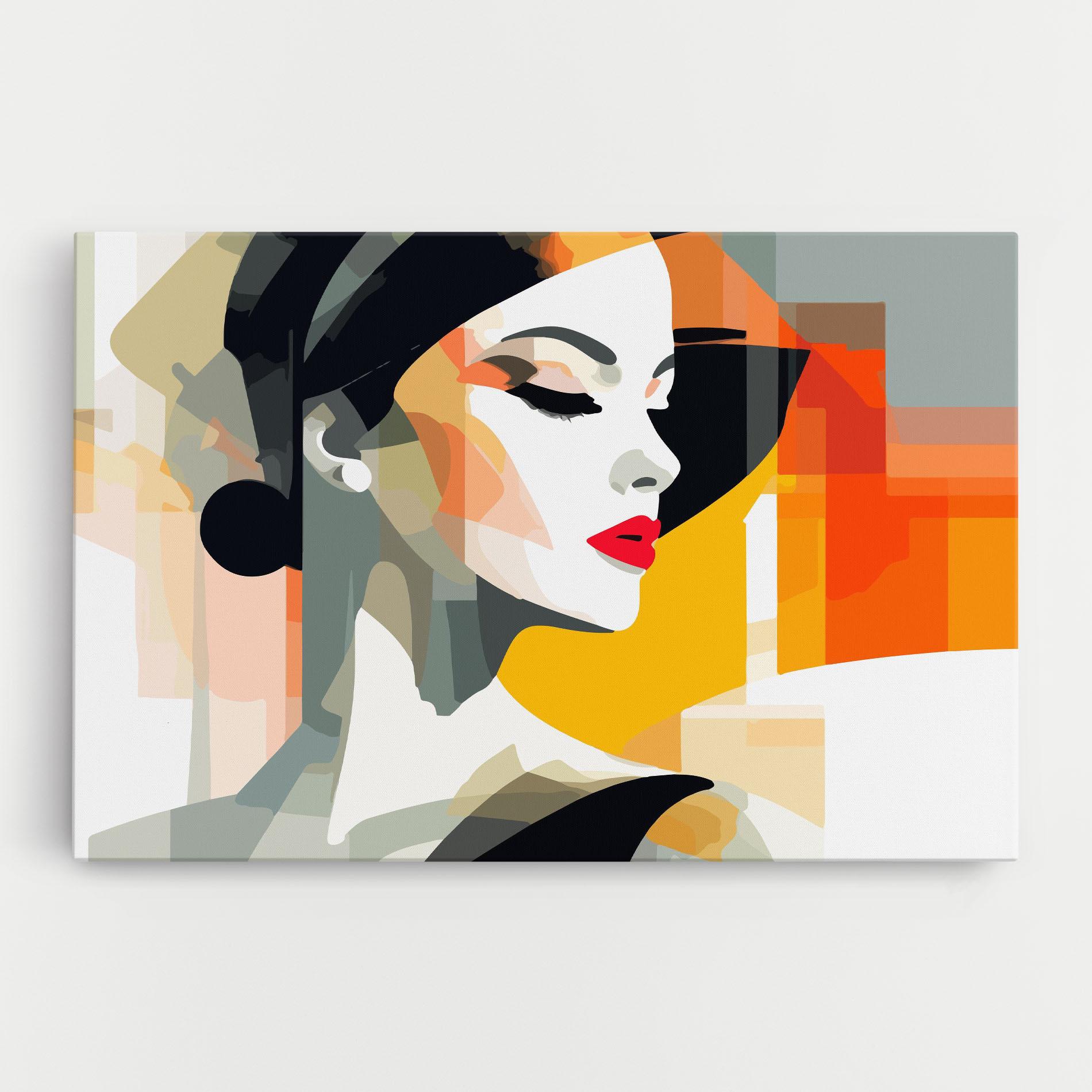 Tablou Canvas Art Woman View mockup 0