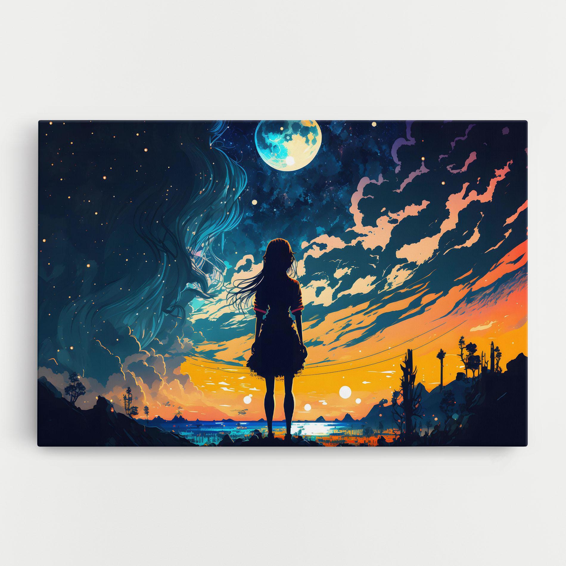 Tablou Canvas Mystical Woman Fairytale mockup 0