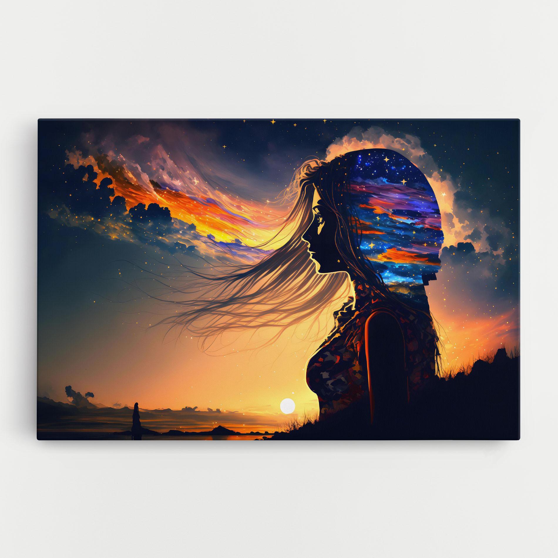 Tablou Canvas Woman Fairytale mockup 0
