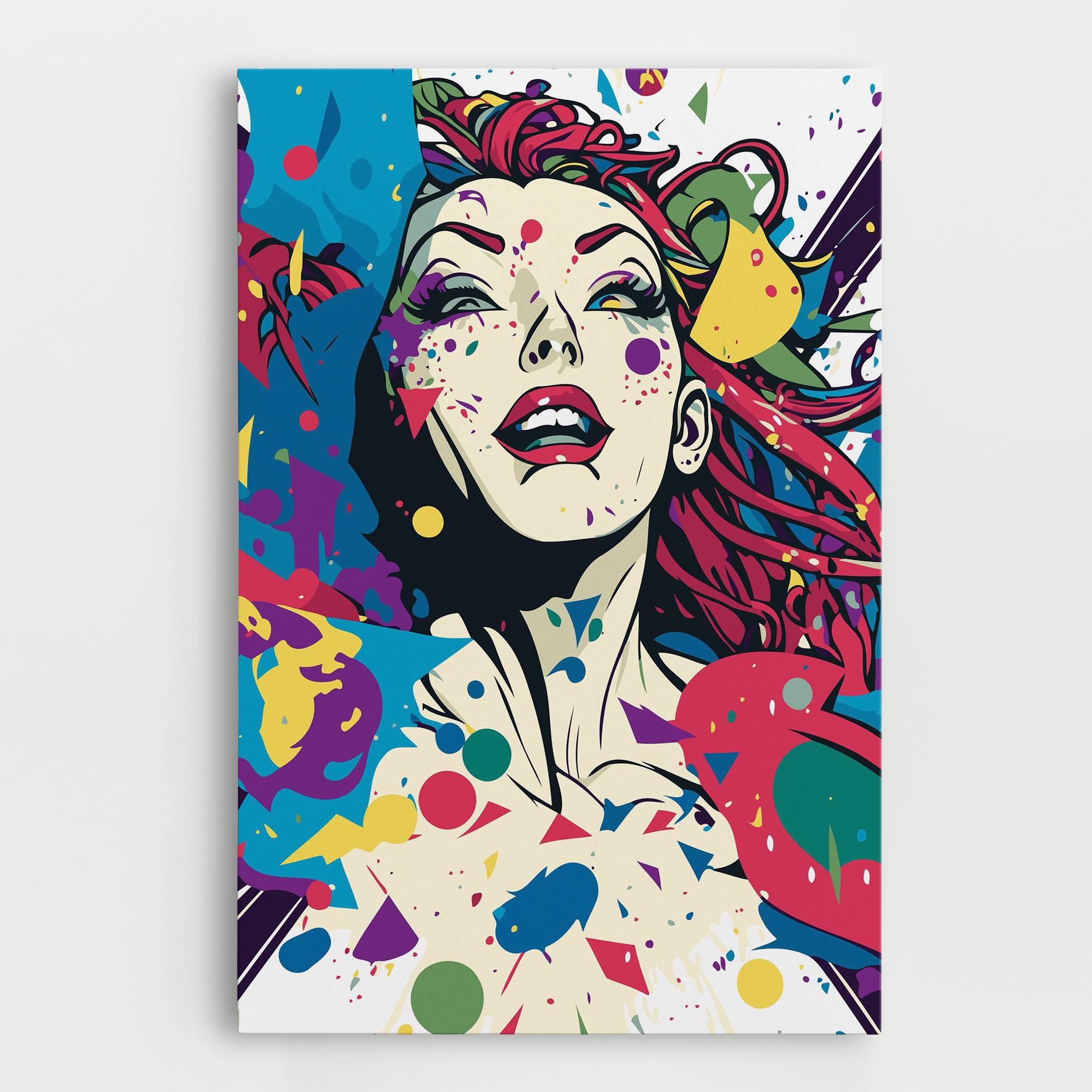 Tablou Canvas Fictional Woman mockup 0