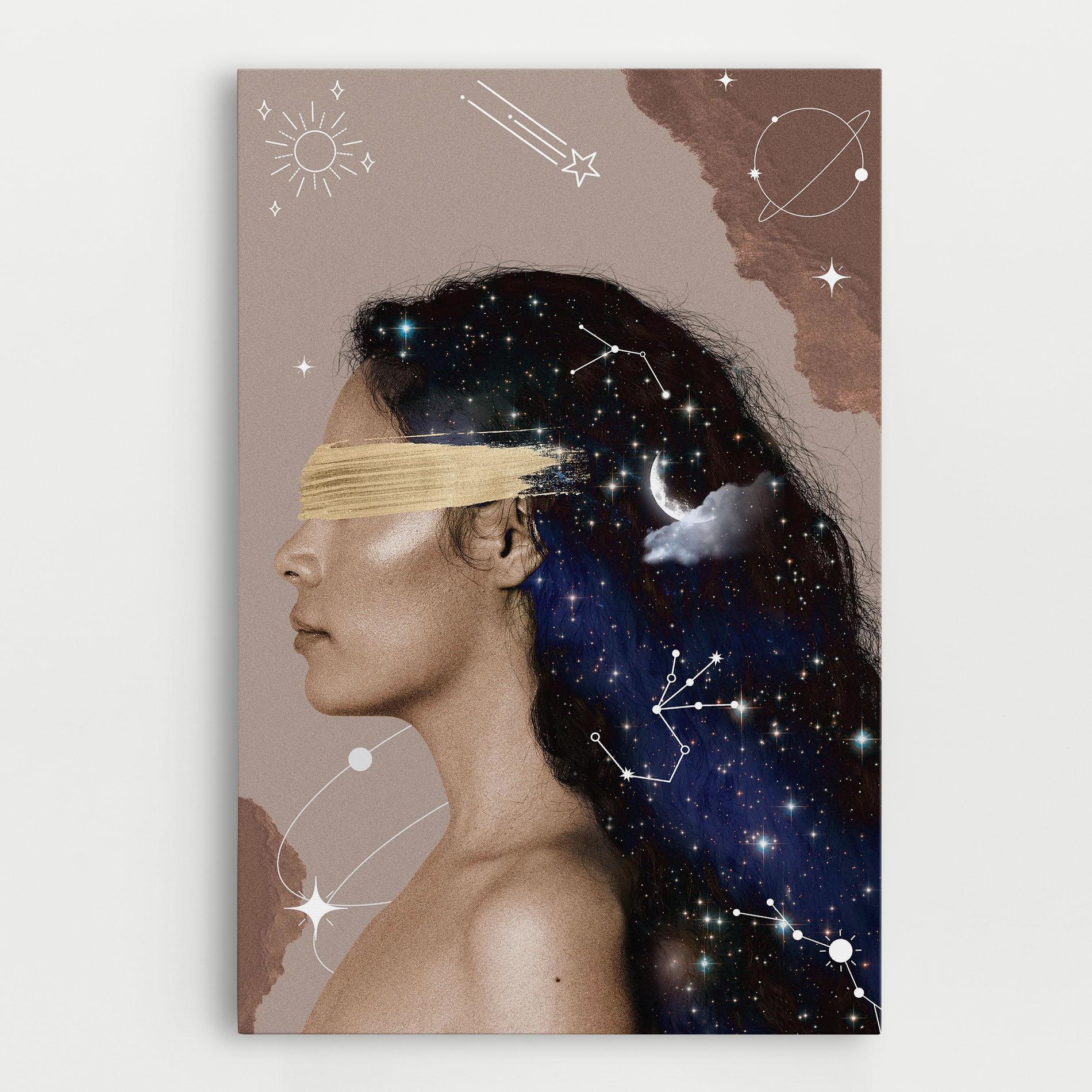 Tablou Canvas Galaxy Hair mockup 0