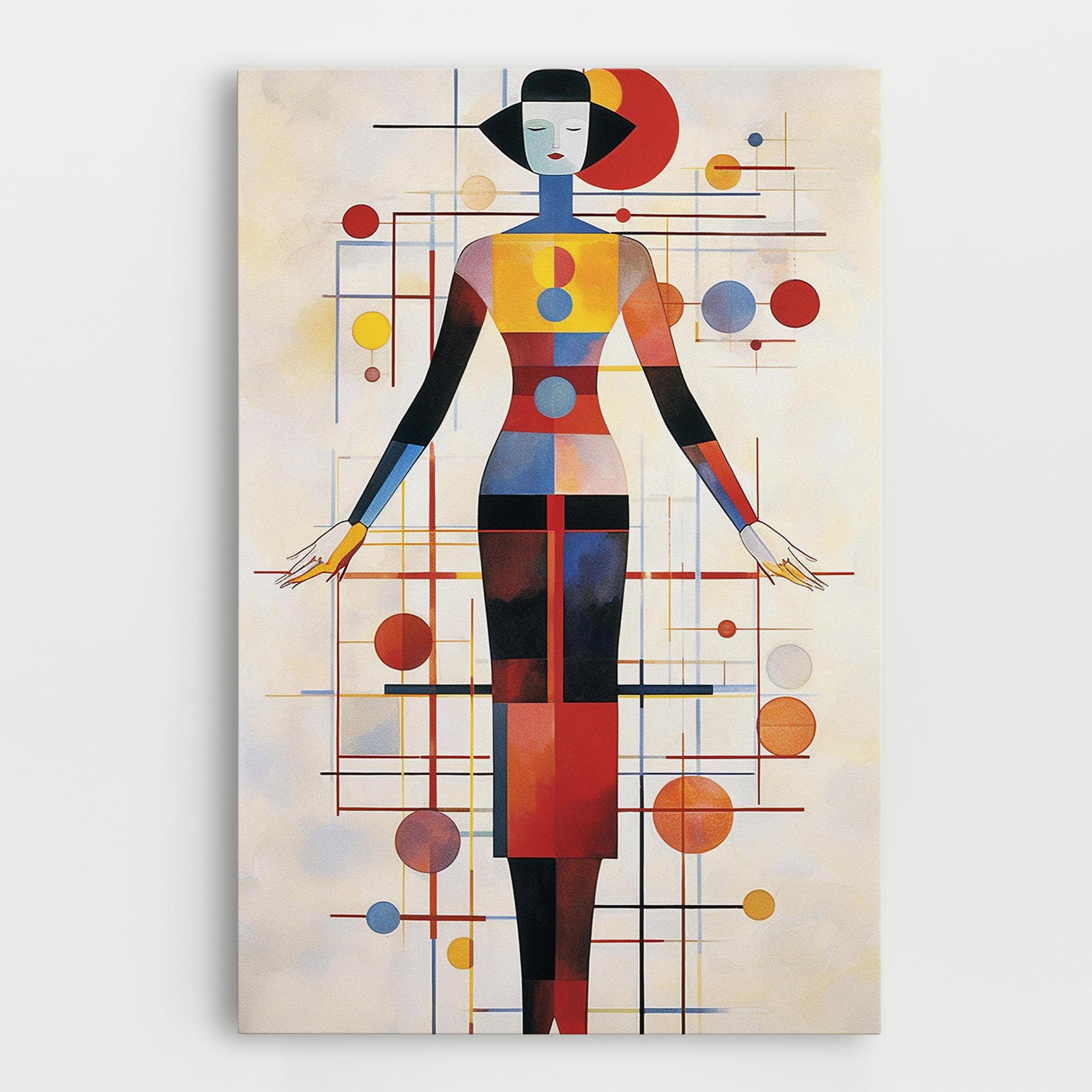 Tablou Canvas Poster Woman Artist mockup 0
