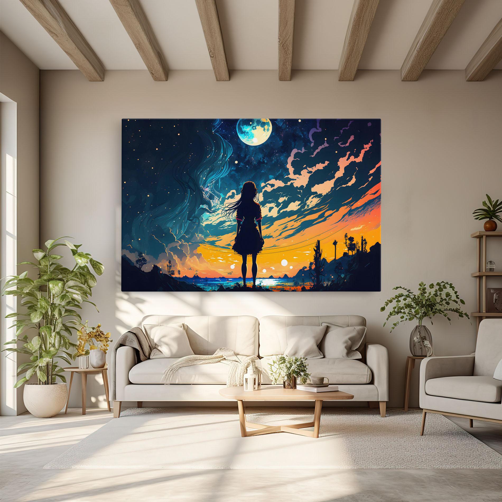 Tablou Canvas Mystical Woman Fairytale mockup 6