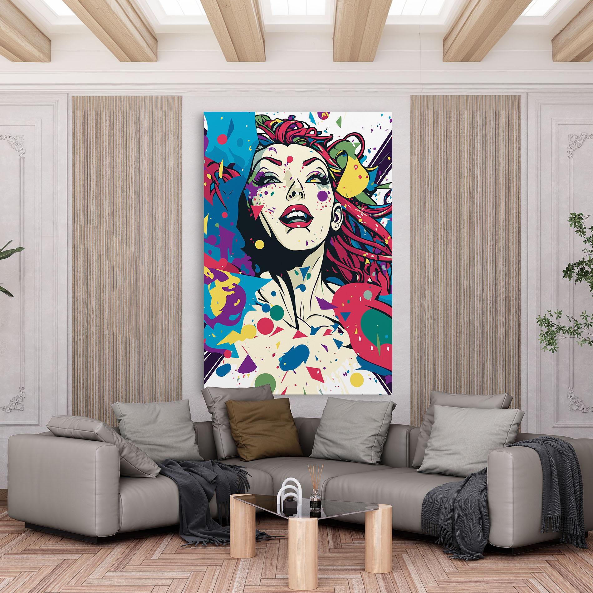 Tablou Canvas Fictional Woman mockup 6