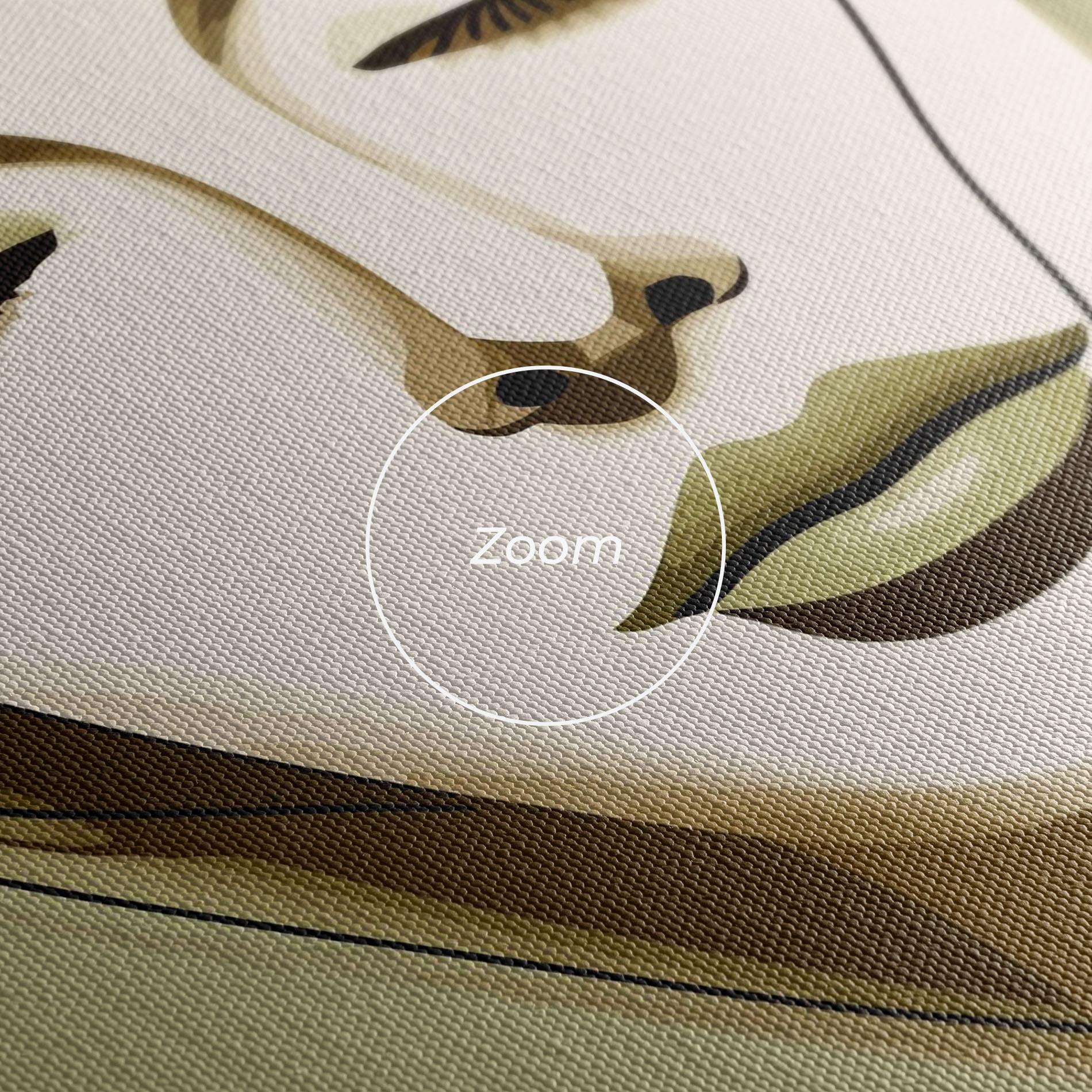 Tablou Canvas Cream Womans Face mockup 3