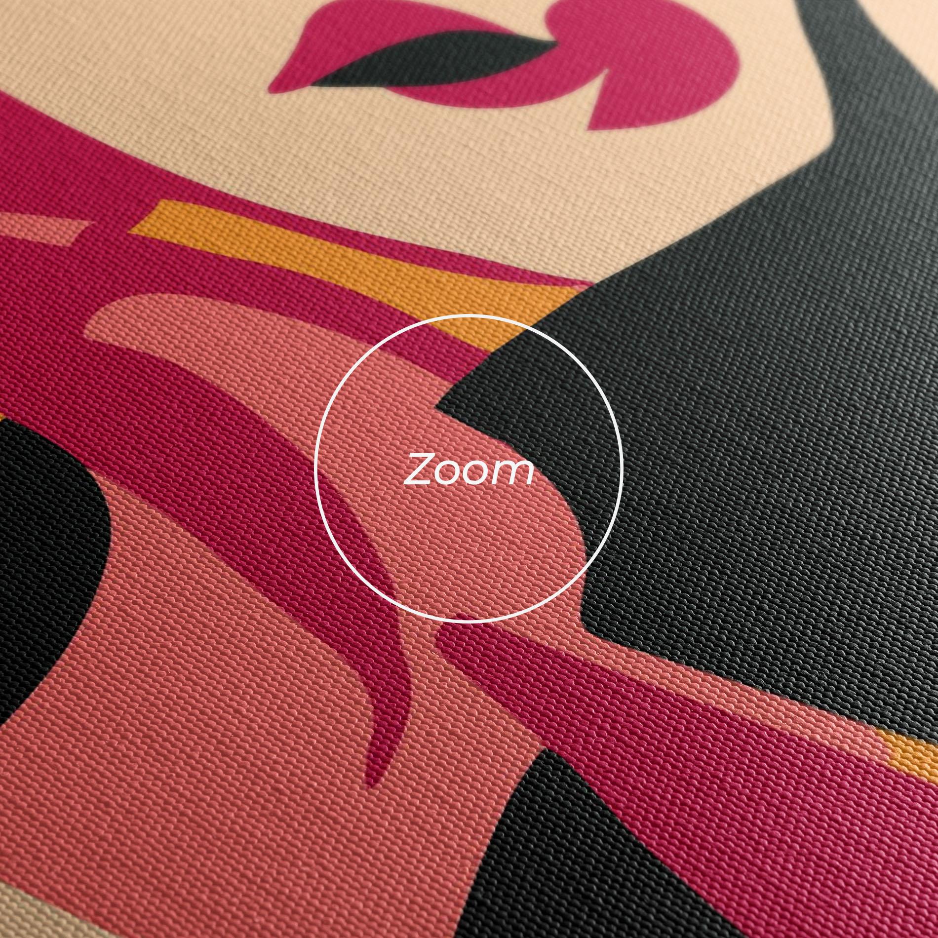 Tablou Canvas Crowd Face mockup 3