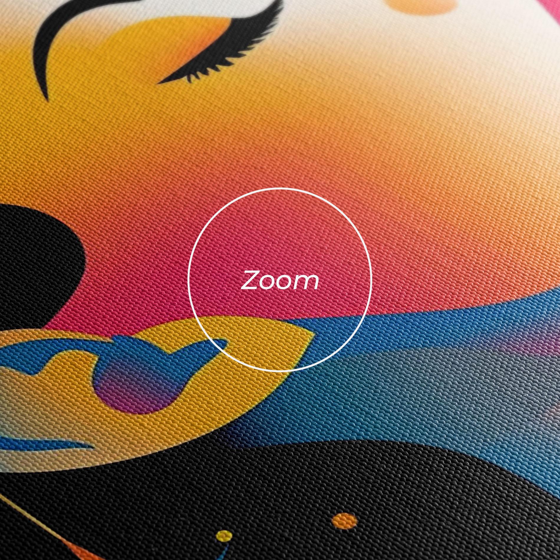 Tablou Canvas Dreamy Night Female mockup 3