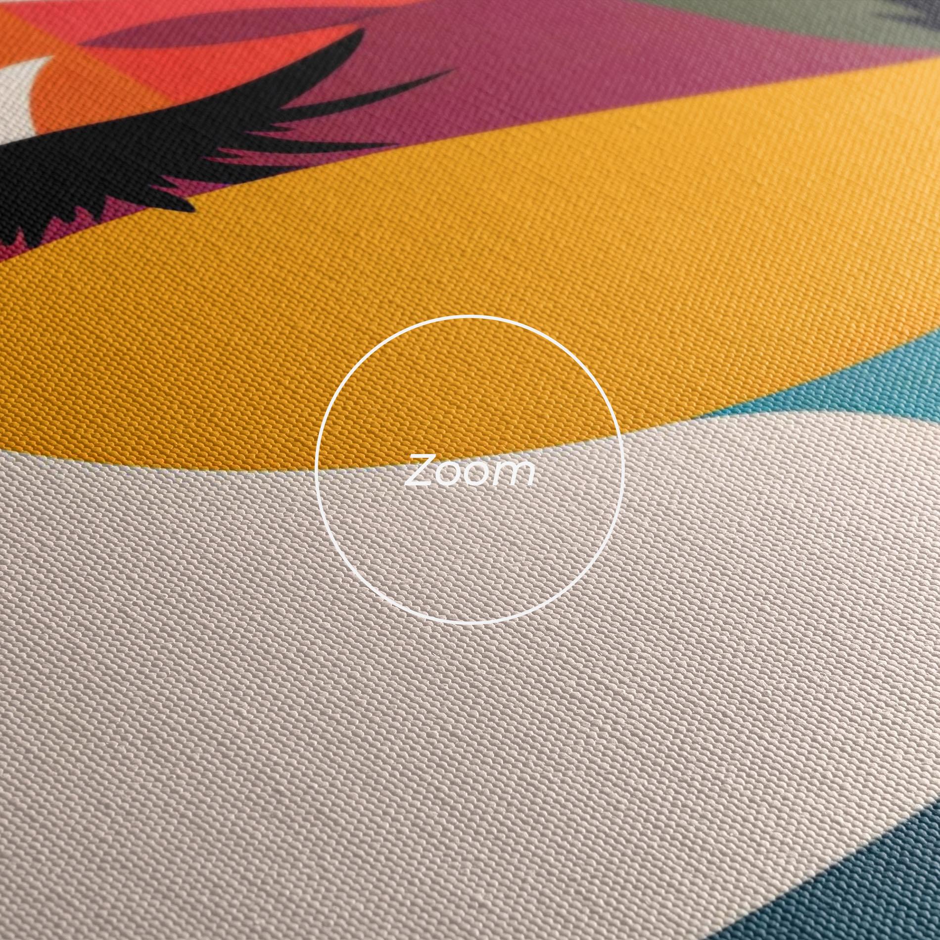 Tablou Canvas Dreamy Yellow Female mockup 3