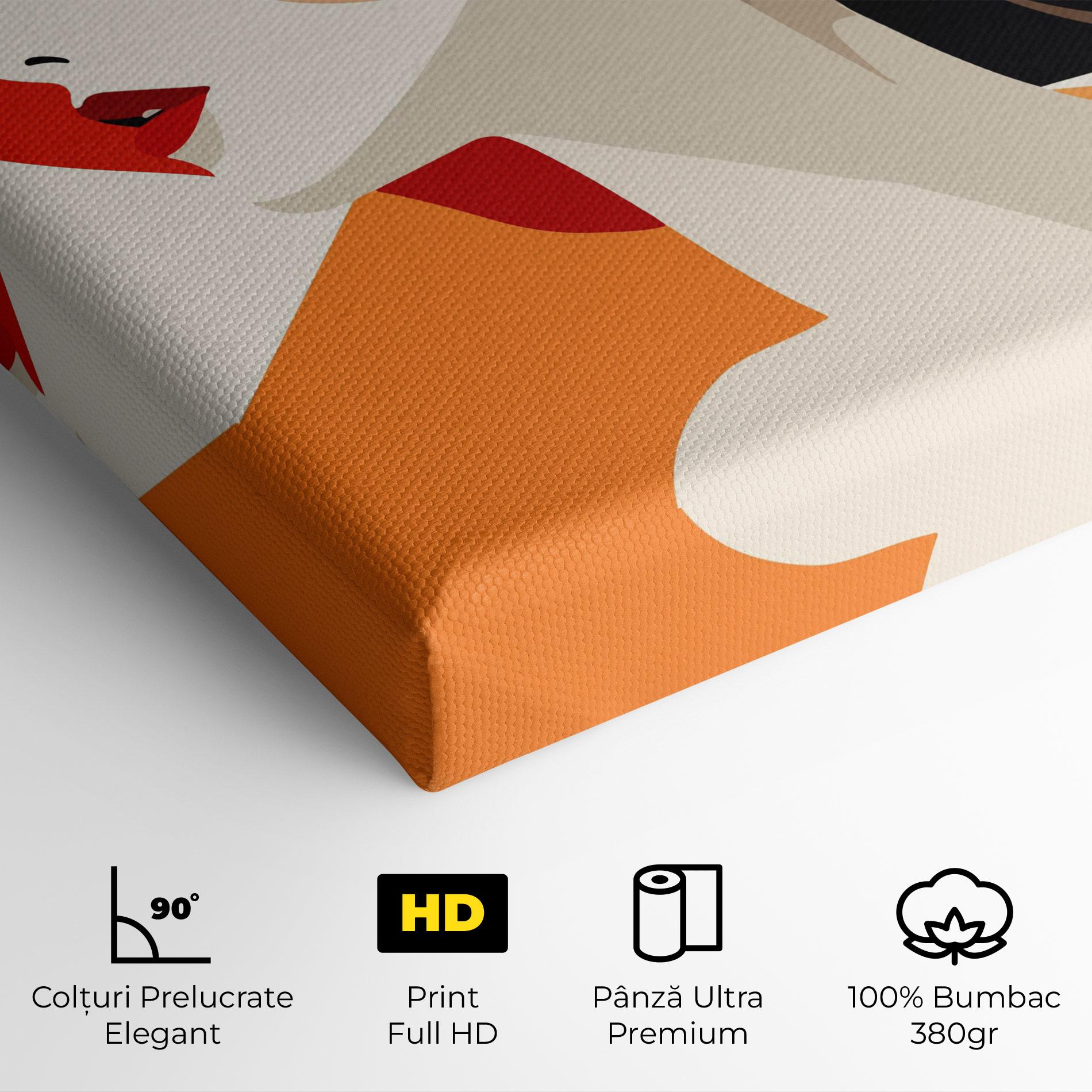 Tablou Canvas Abstract Autumn Woman mockup 4