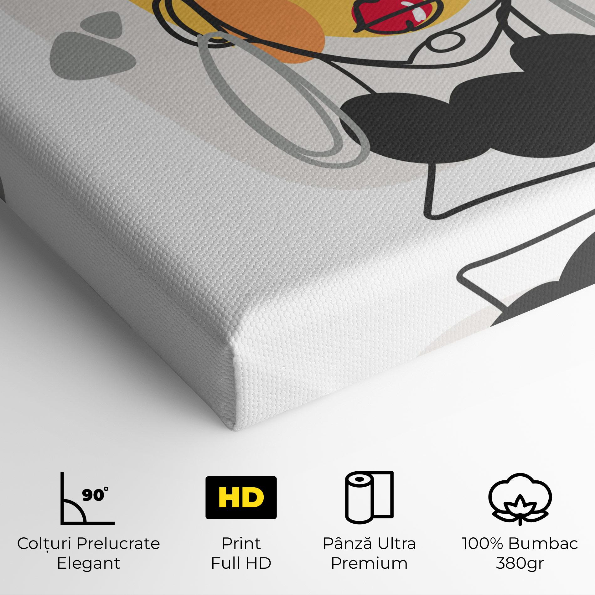 Tablou Canvas Abstract Blonde Face mockup 4