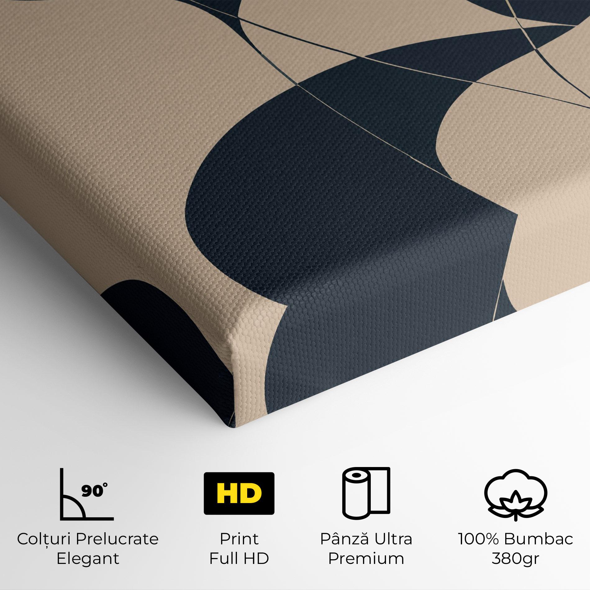 Tablou Canvas Cream Blue Woman mockup 4