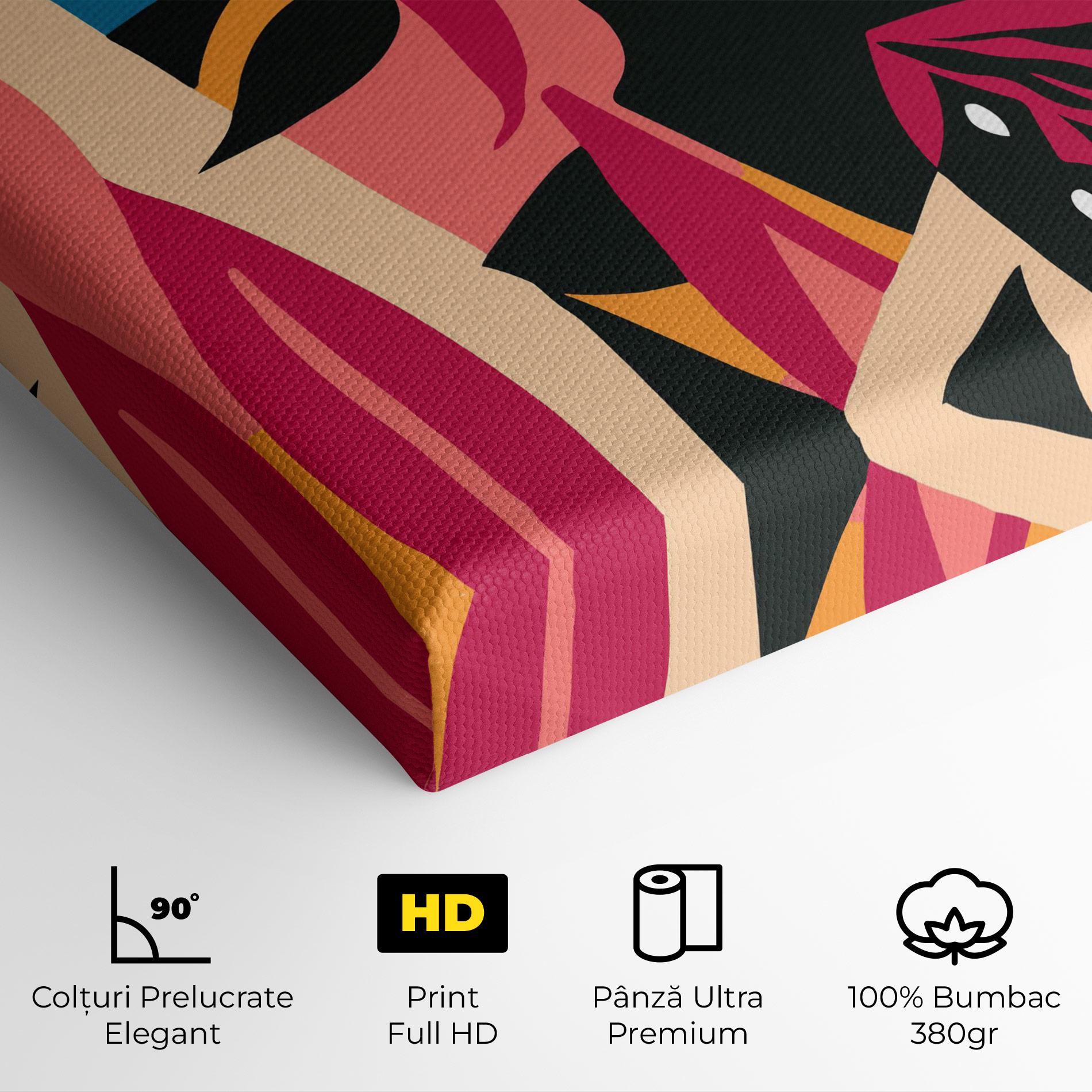 Tablou Canvas Crowd Face mockup 4