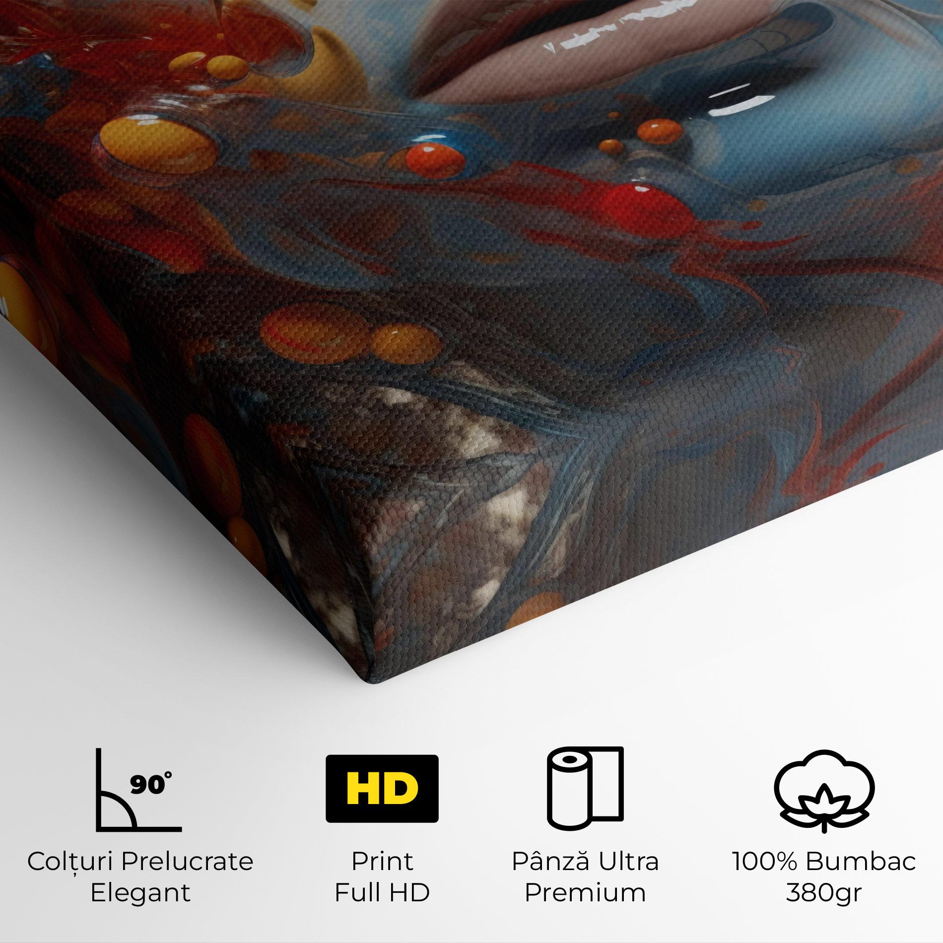 Tablou Canvas Pretty Blue Face mockup 4