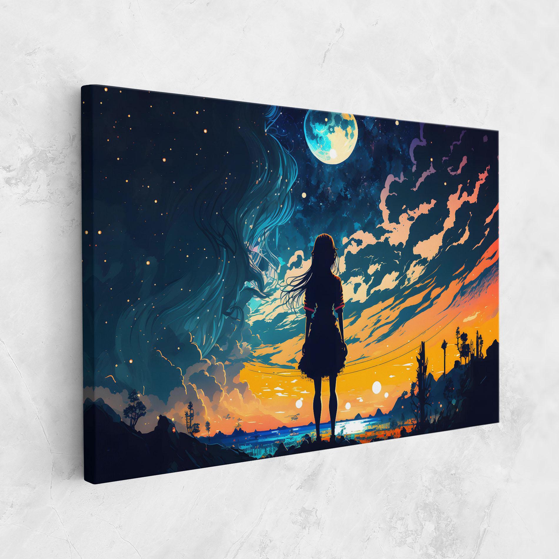 Tablou Canvas Mystical Woman Fairytale mockup 1