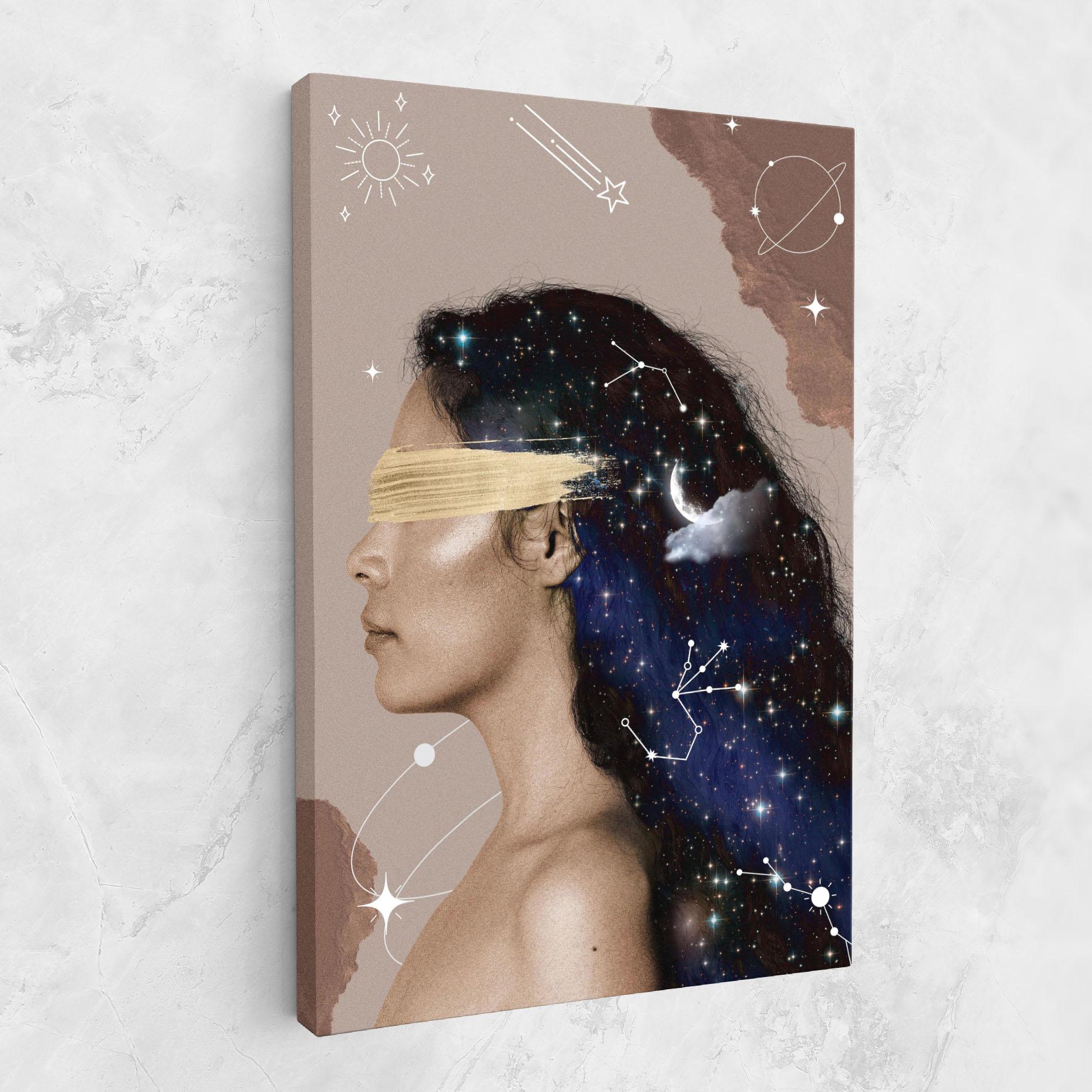 Tablou Canvas Galaxy Hair mockup 1