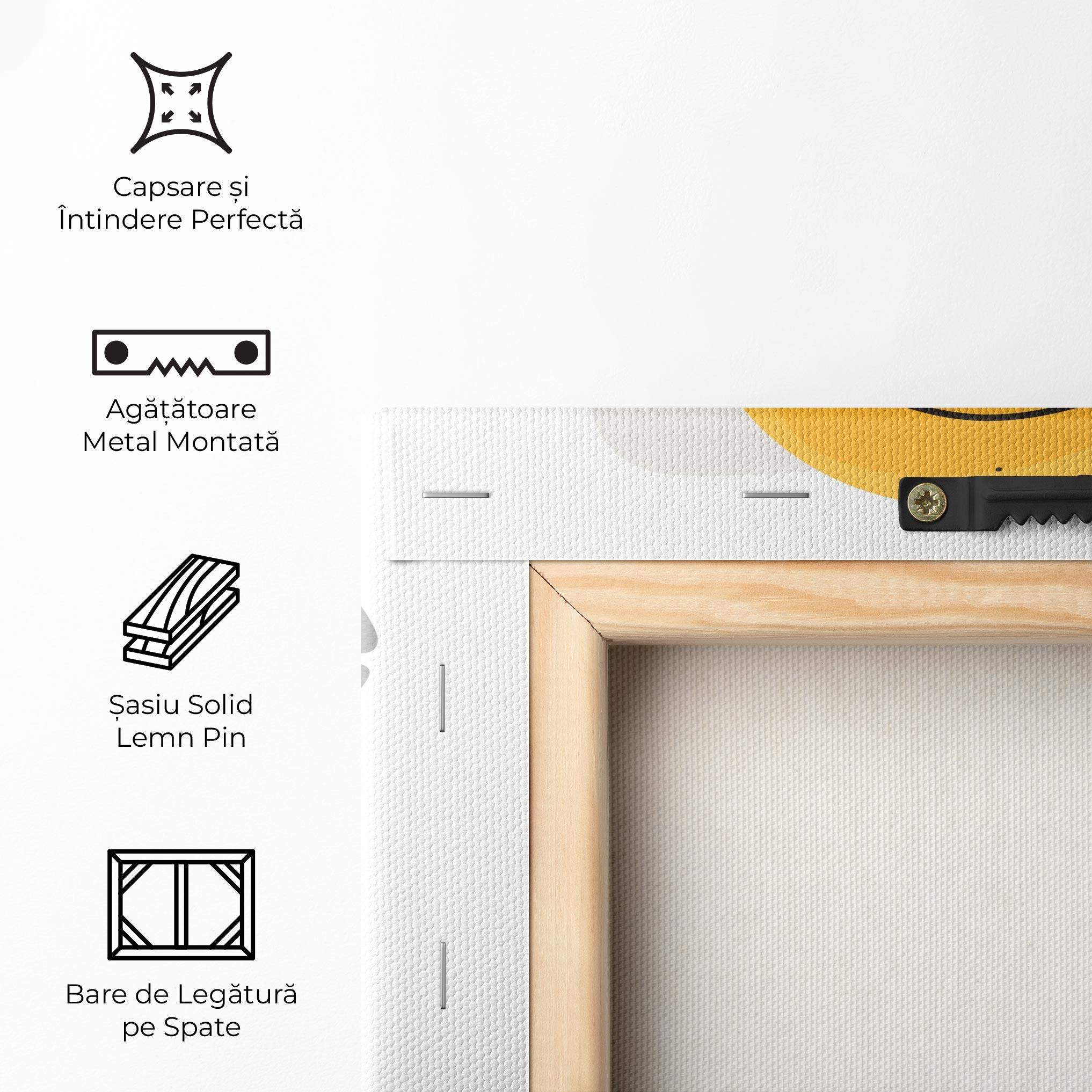 Tablou Canvas Abstract Blonde Face mockup 5